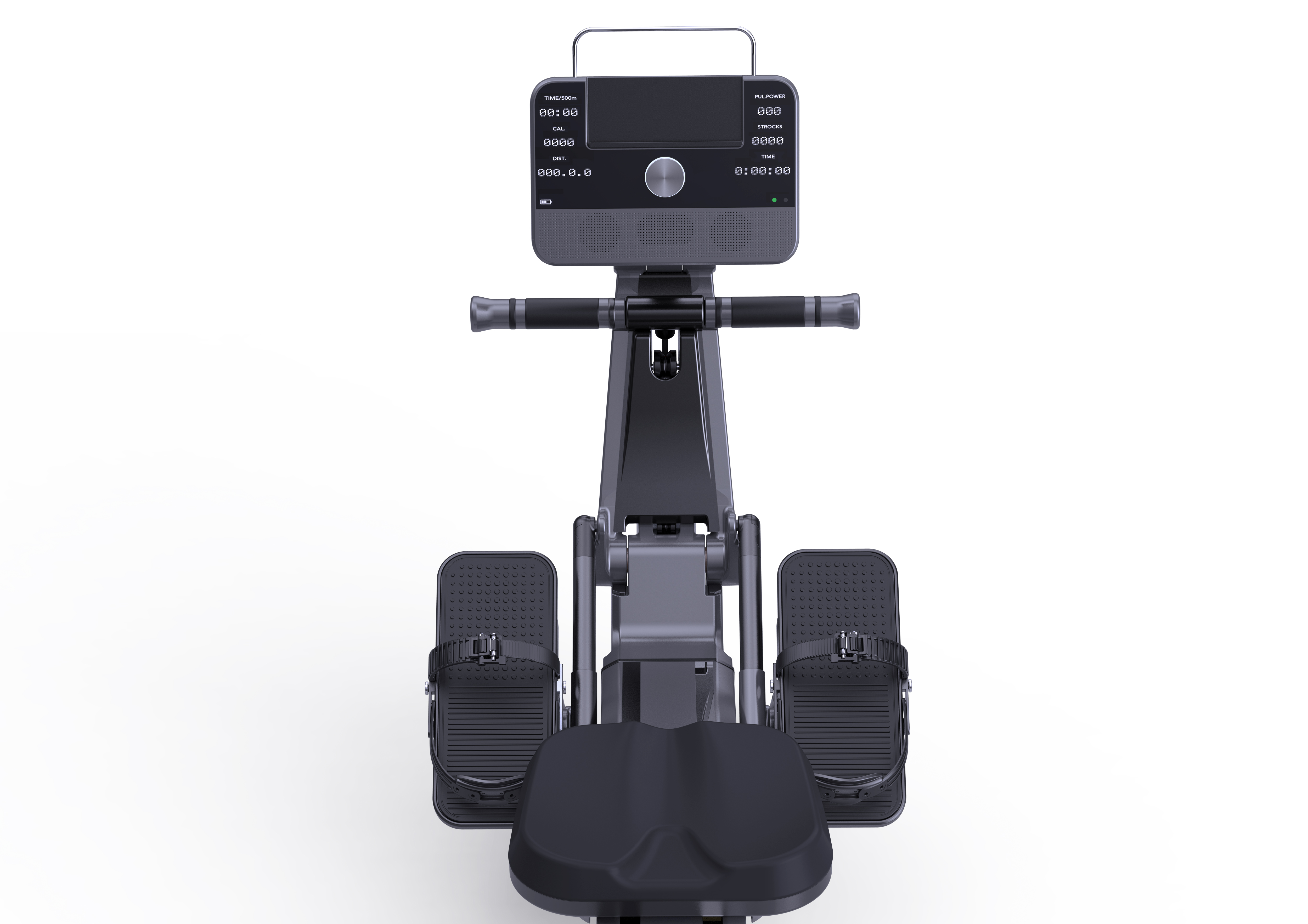 Self generating, constant resistance, fully folding rower，