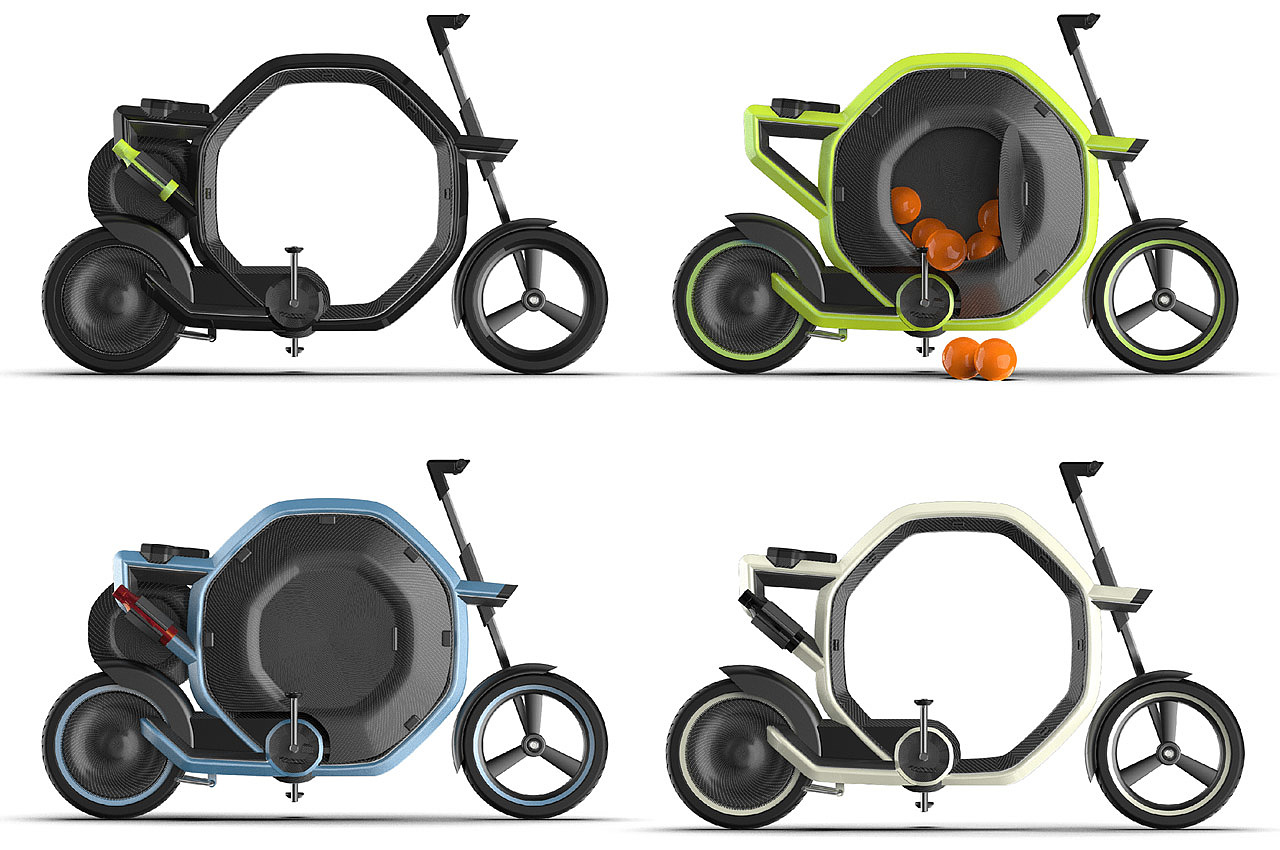 CargoRida，Bicycle，modularization，product design，