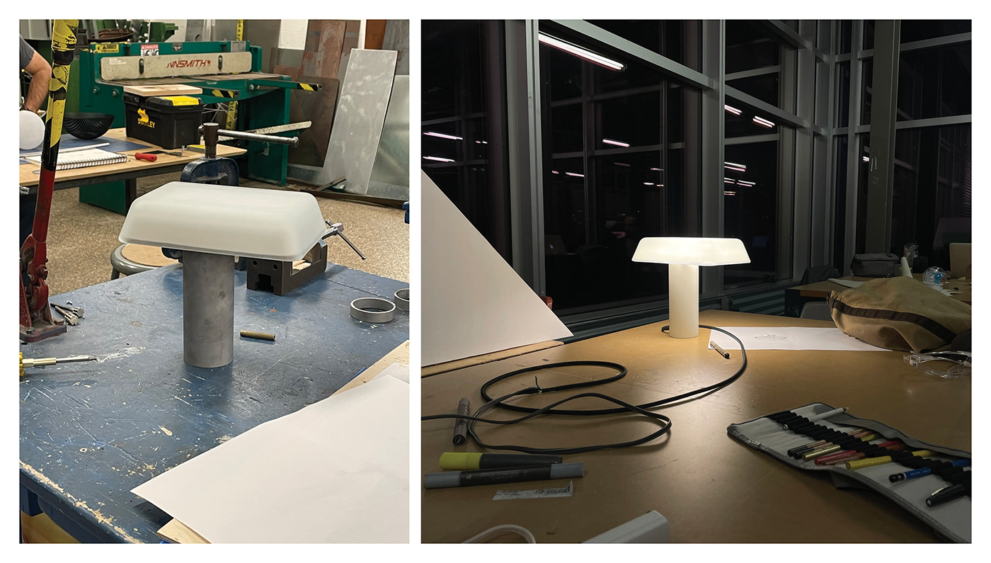 Desk lamp，lamp，Amadelle，Cinema 4D，product design，lamps and lanterns，