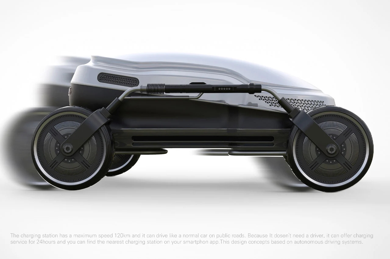 Charging box，Mobile electric vehicle charging box，Automatic charging station，Mobile charging station，