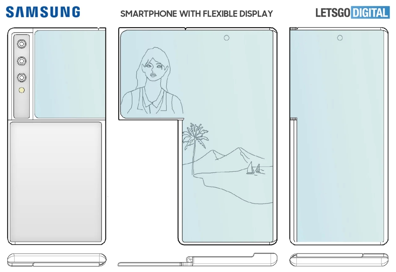 Samsung，Foldable mobile phone，