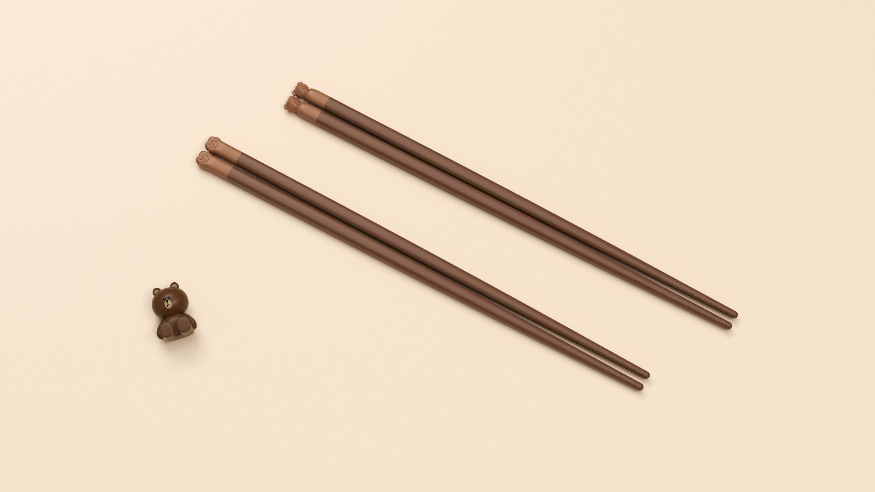 chopsticks，Cartoon，