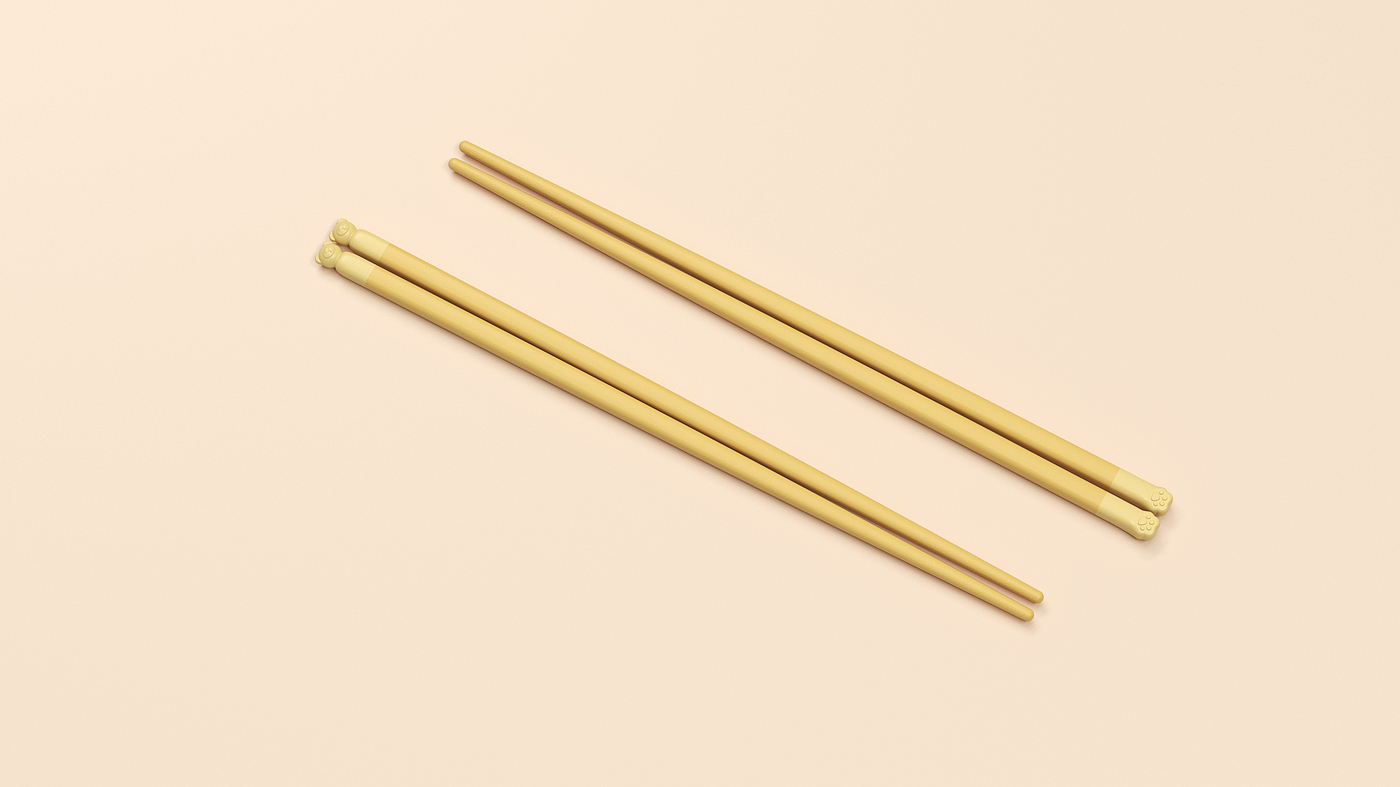 chopsticks，Cartoon，