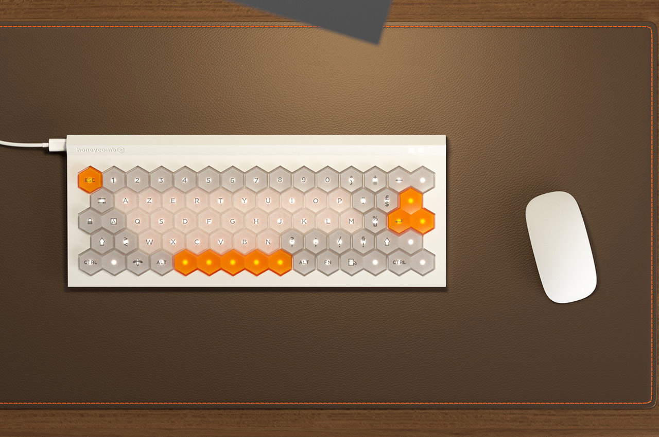 keyboard，mouse，honeycomb，