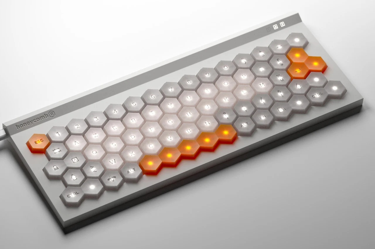 keyboard，mouse，honeycomb，