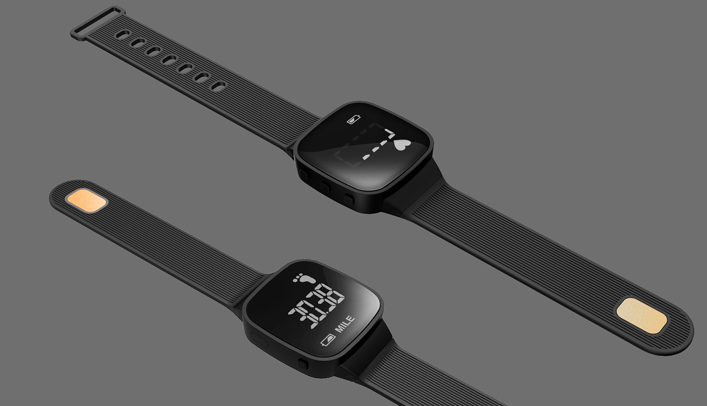 Wristwatch，massage，product design，Test heart rate，Sports Watch，Record data，