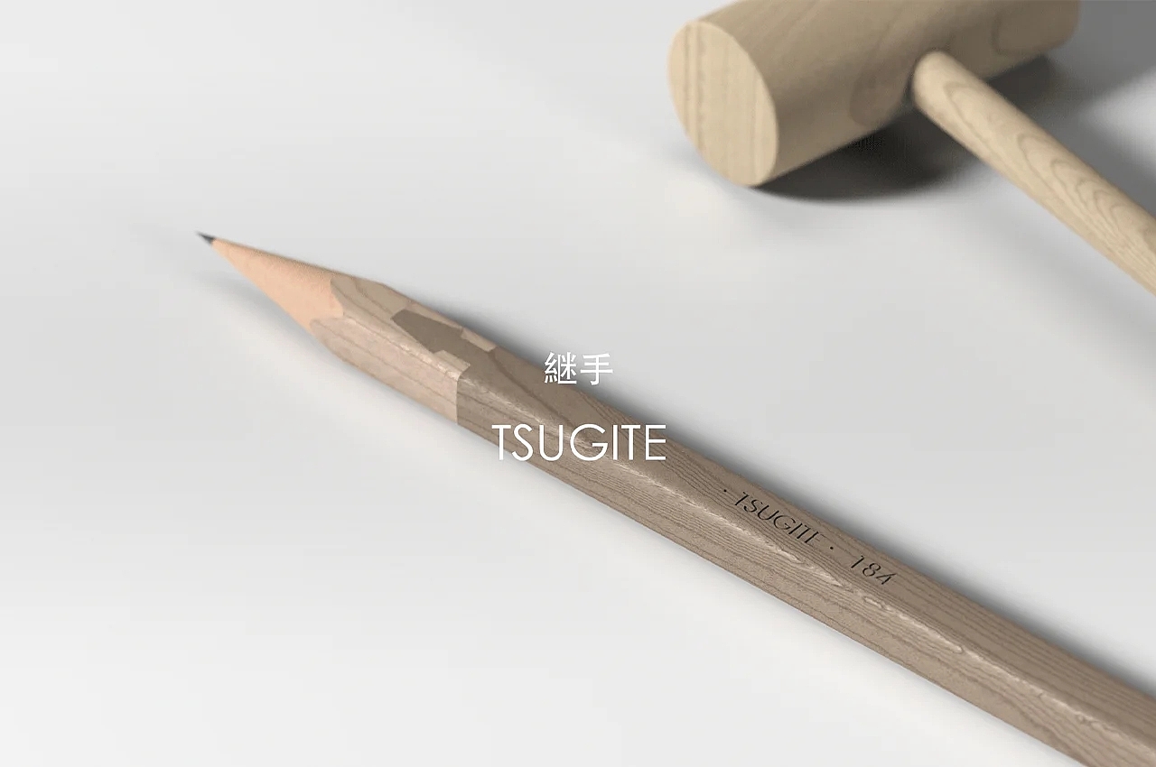 pencil，Fine wood，Splicing，Successor，Stationery design，woodiness，