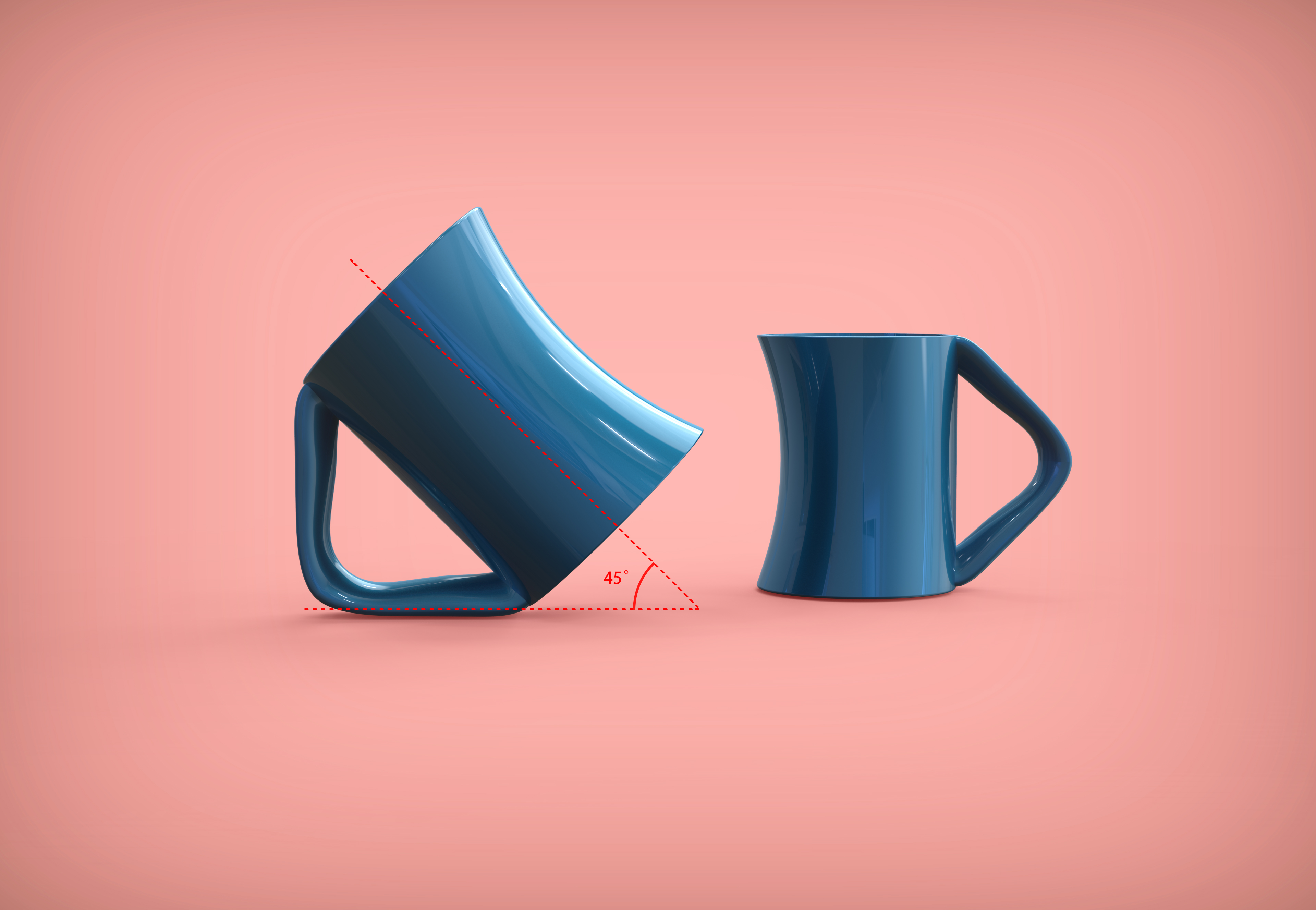 ceramics，glass，3d，Render，design sketch，Keyshot rendering，product design，Tea filtering cup，