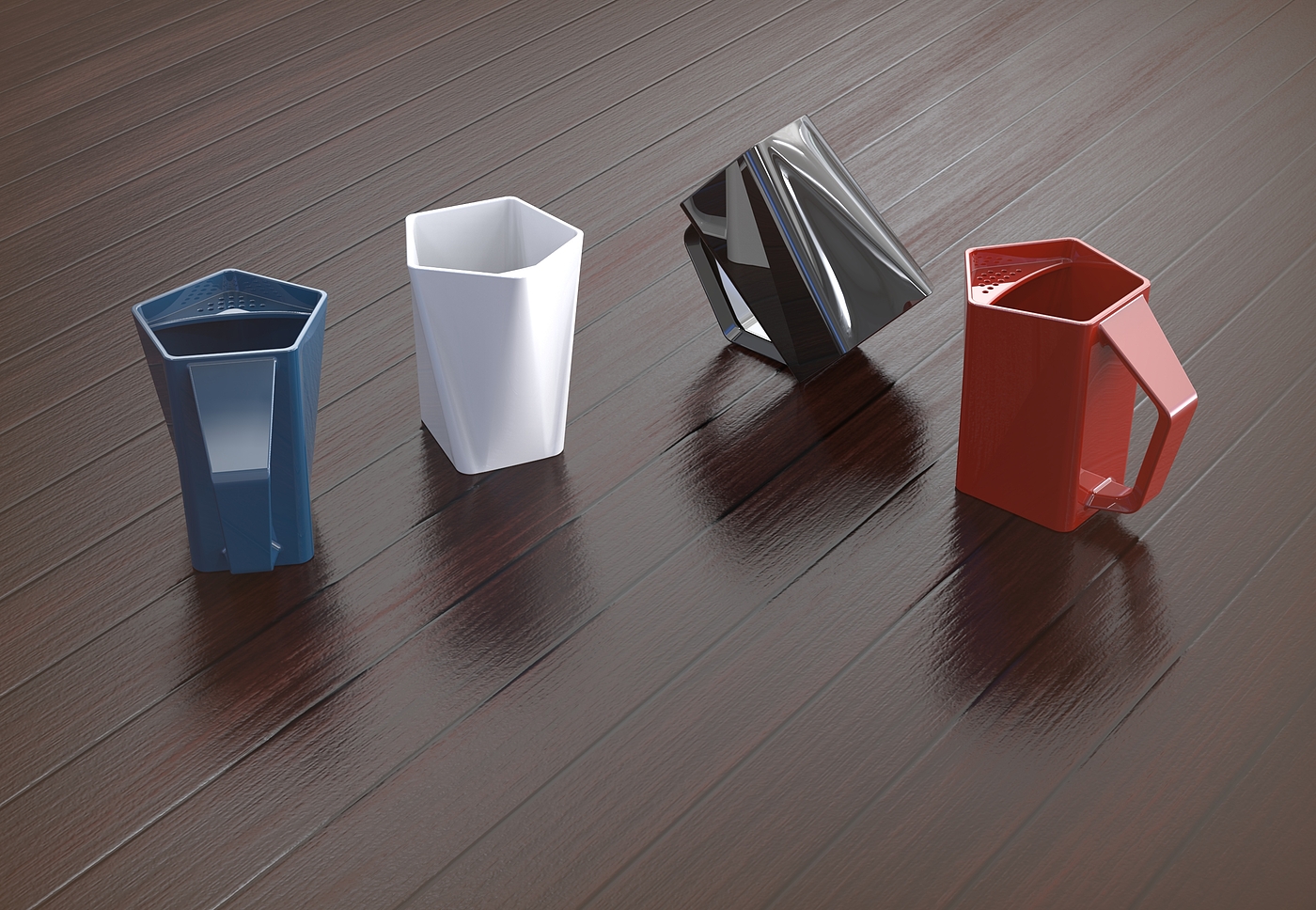 陶瓷，杯子，3d，渲染，效果图，keyshot渲染，产品设计，滤茶杯子，