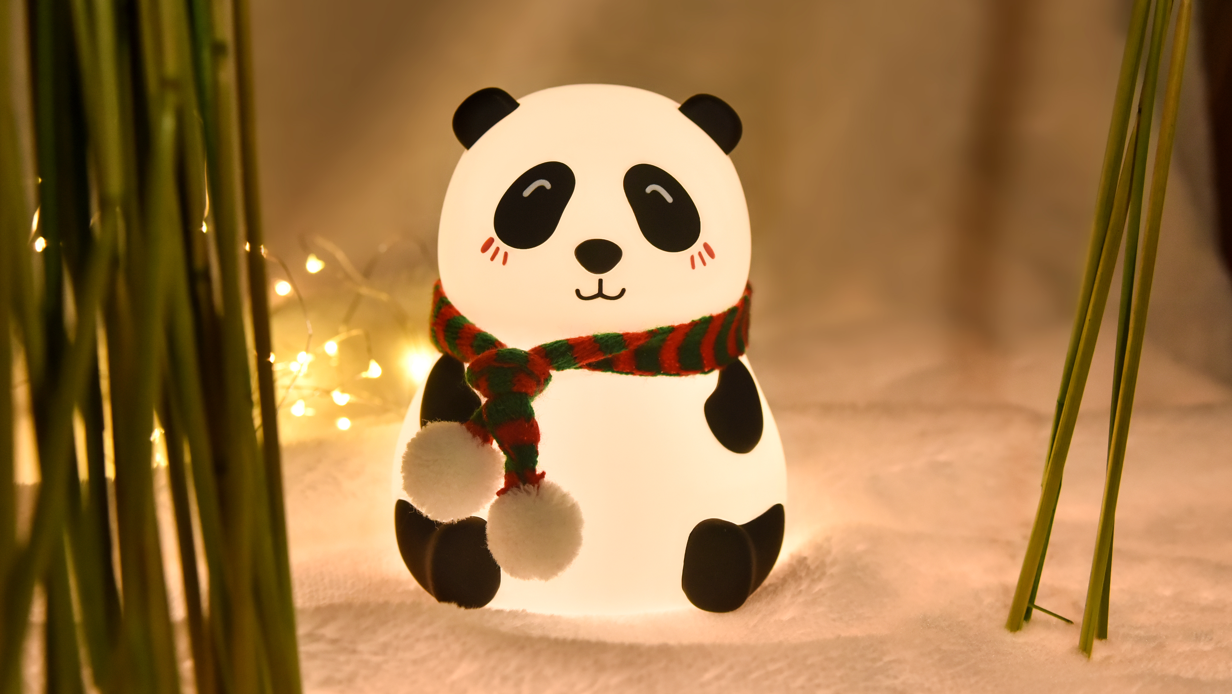 Bear meow，Silicone night lamp，Bib，