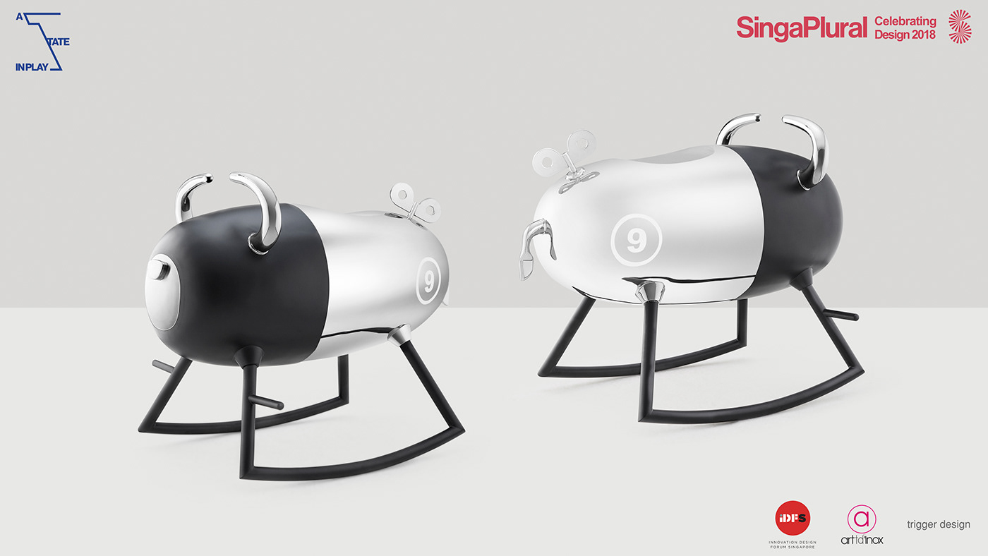 Swing car，children，animal，