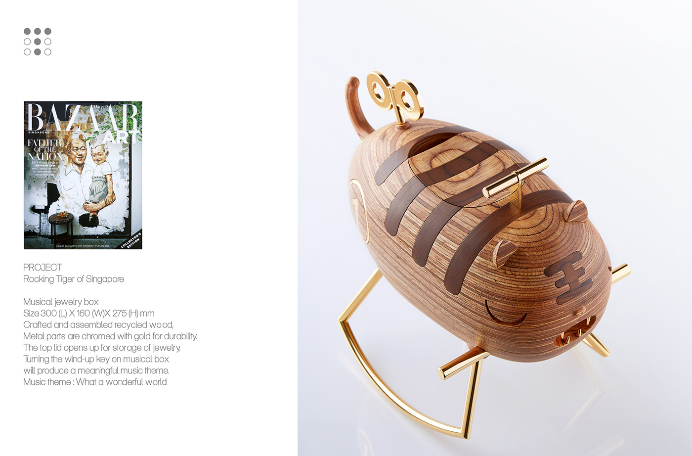 Music box，tiger，Wind up，