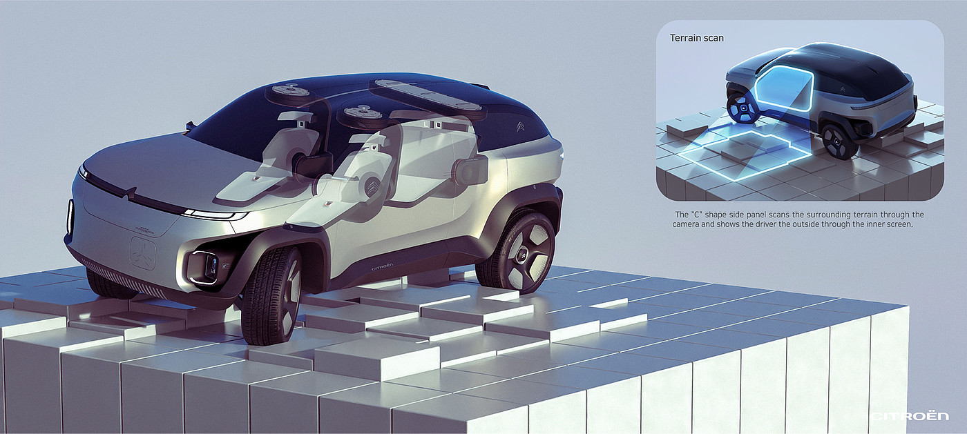 CITROEN HORIZON，conceptual design，automobile，vehicle，