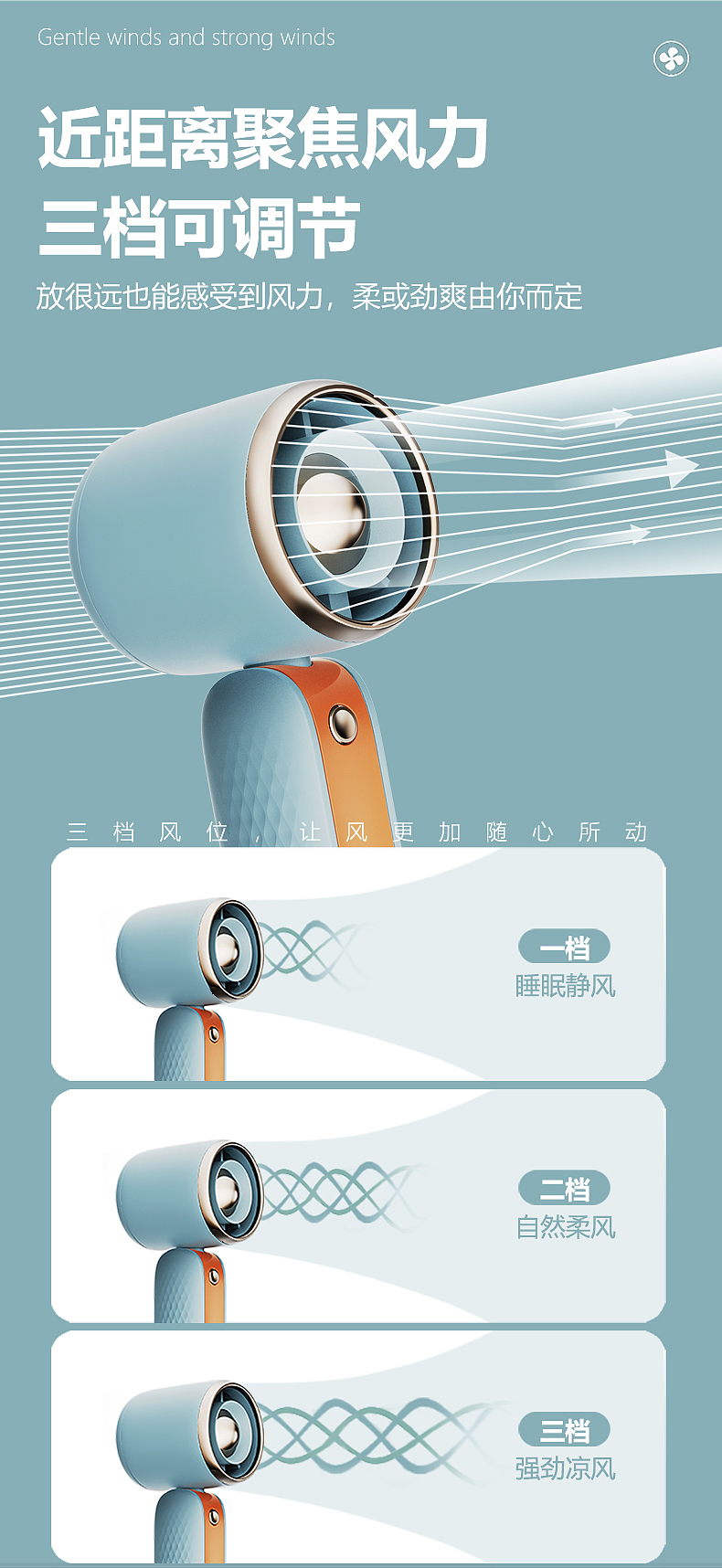 Handheld fan，Turbofan，Air duct fan，Mini fan，