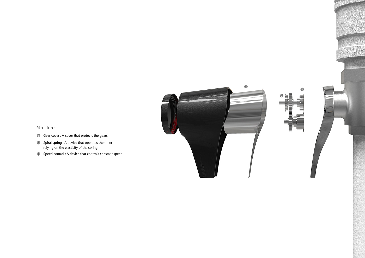 kitchen and toilet，Explosion diagram，industrial design，valve，intelligence，security，