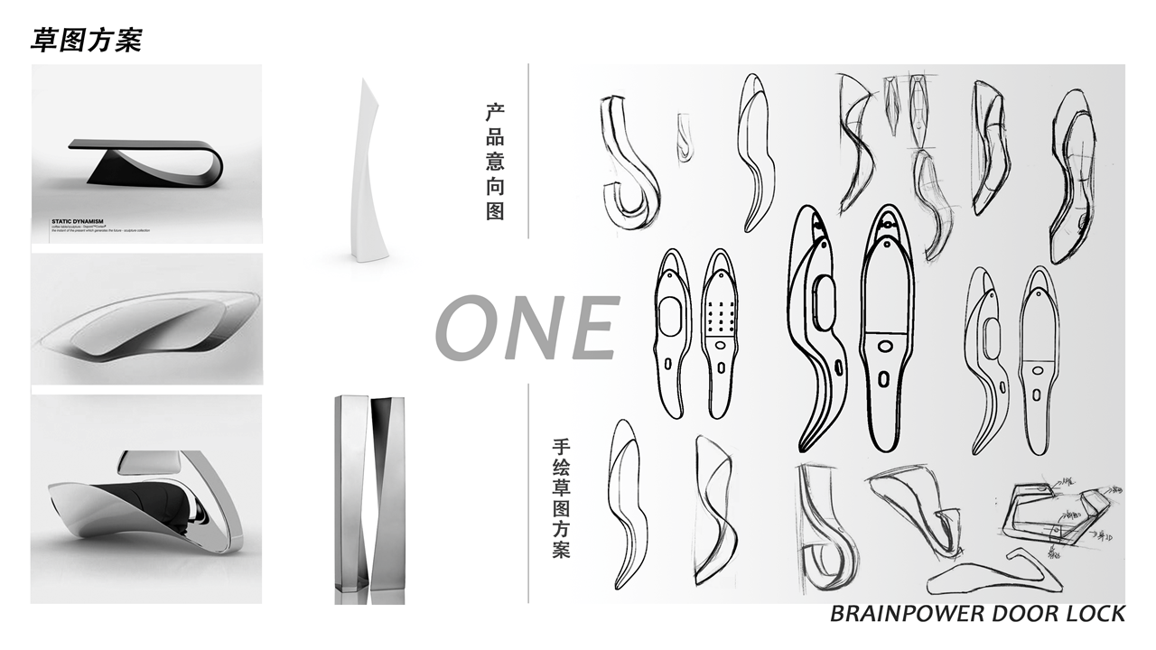 industrial design，product design，Intelligent door lock，