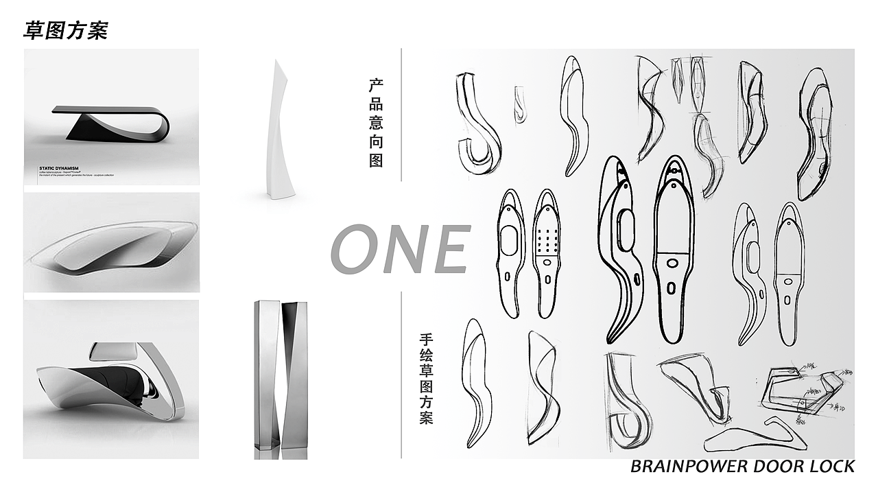 industrial design，product design，Intelligent door lock，
