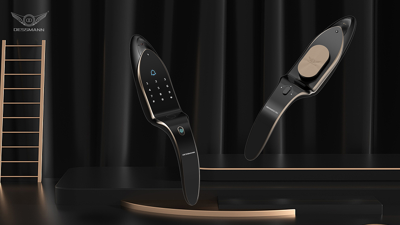 industrial design，product design，Intelligent door lock，