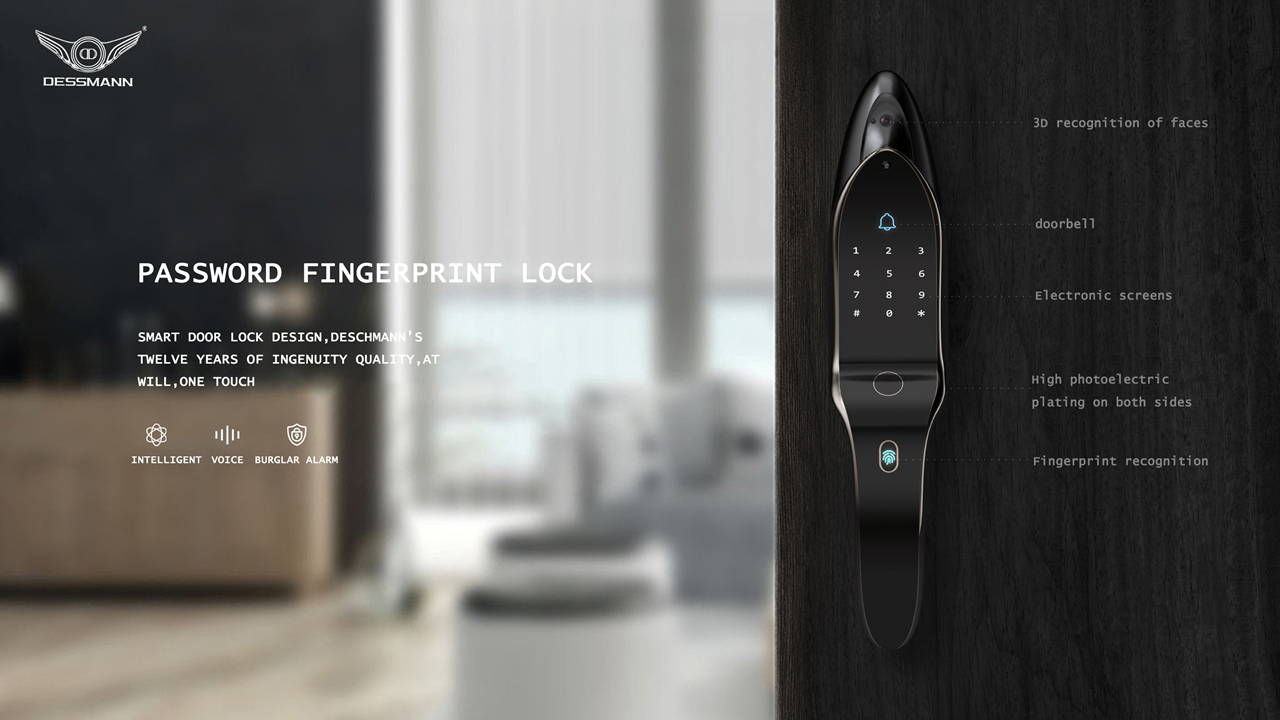industrial design，product design，Intelligent door lock，