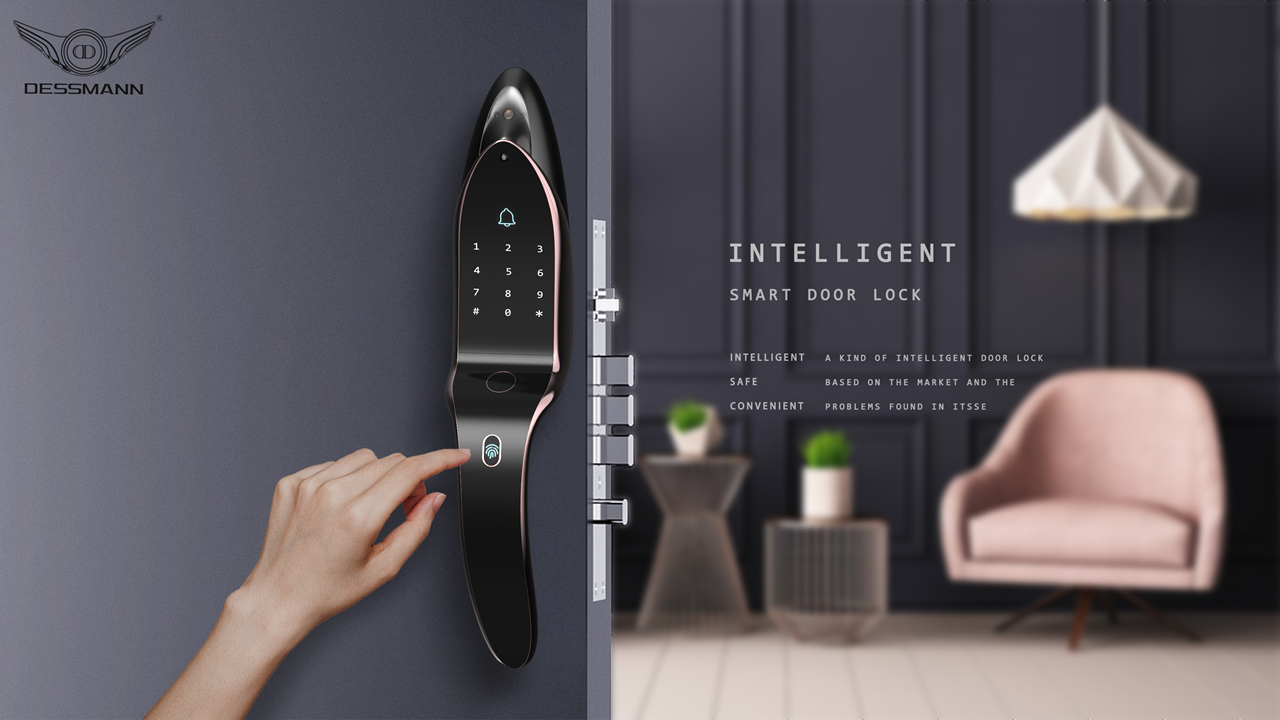 industrial design，product design，Intelligent door lock，