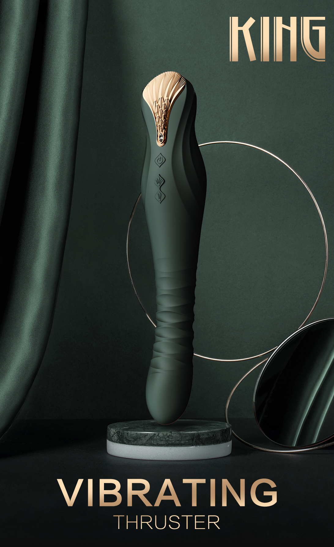 Green，Egyptian cultural design，Sex toy，