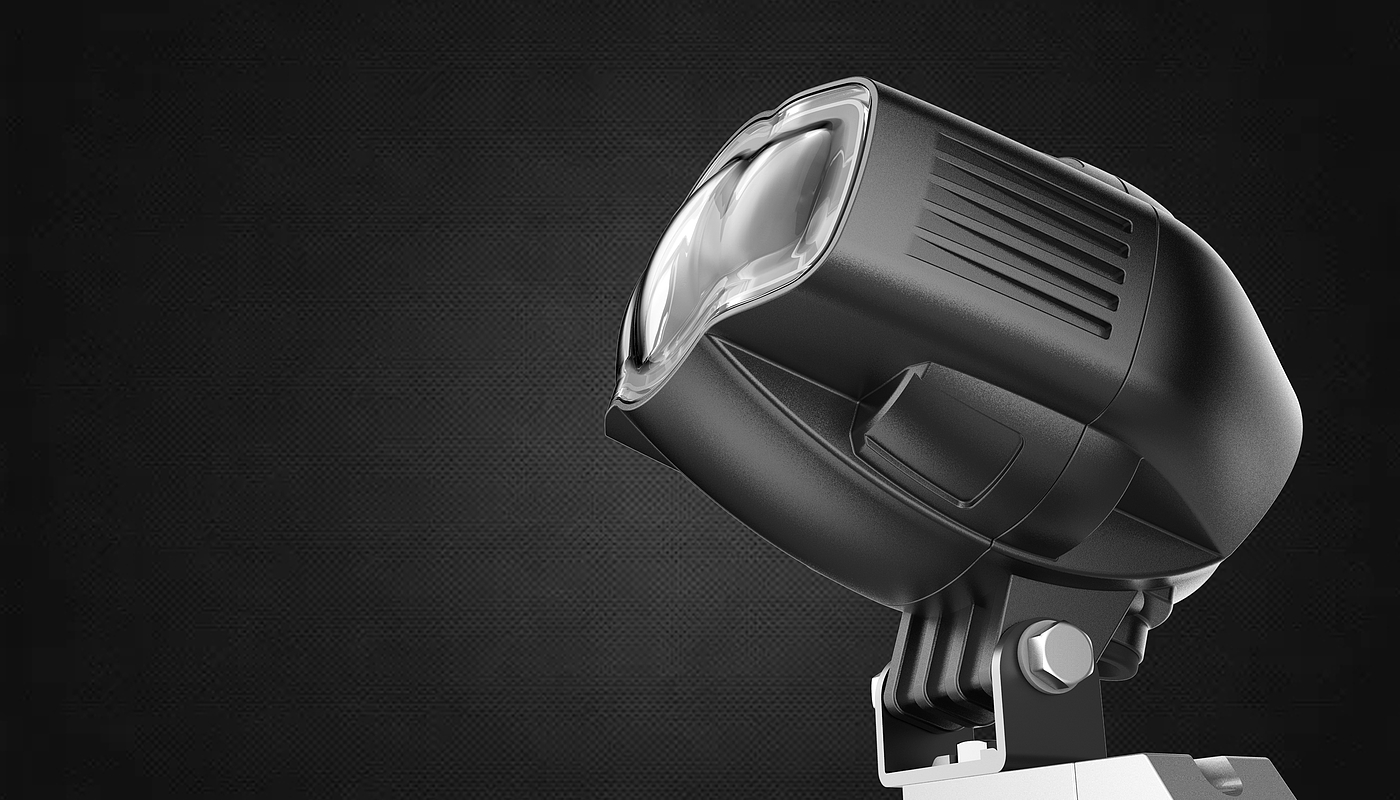 External motorcycle lamp，