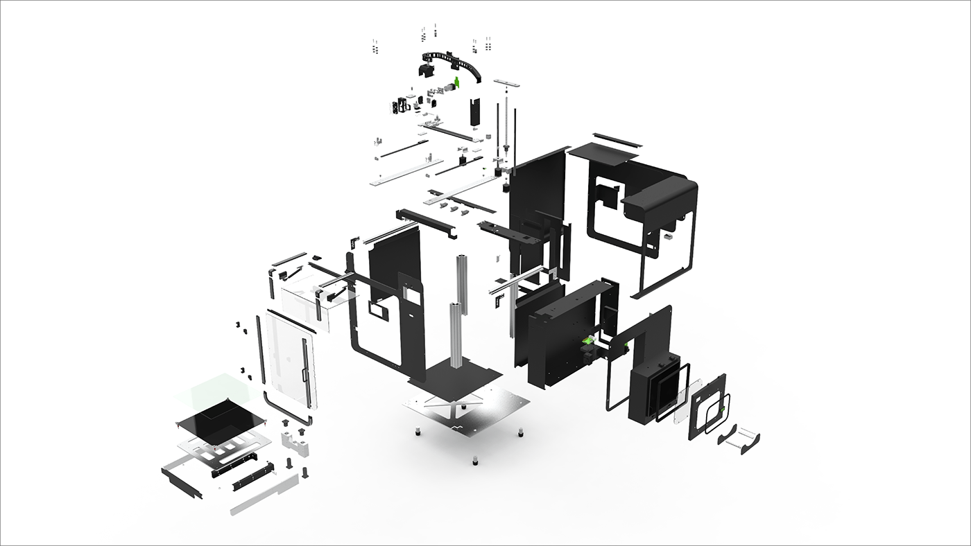 Sanghun Jung，3D printer，M series，product design，Korean design，