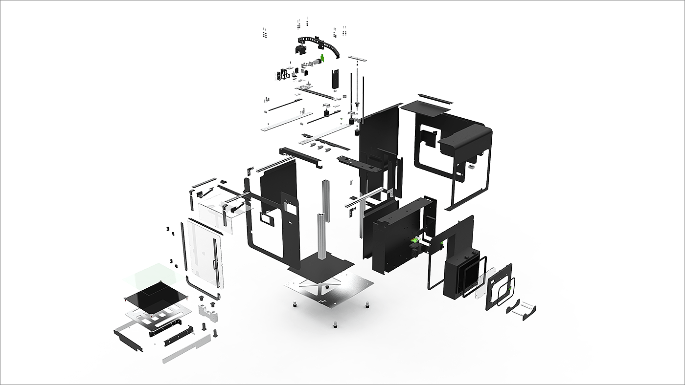 Sanghun Jung，3D printer，M series，product design，Korean design，