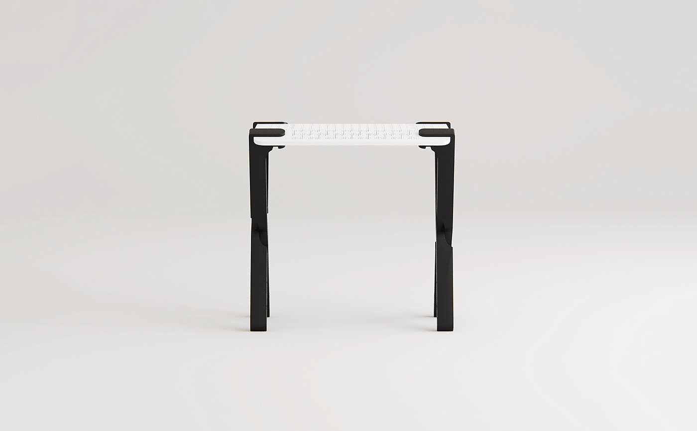 STOOL，stool，X-X，portable，