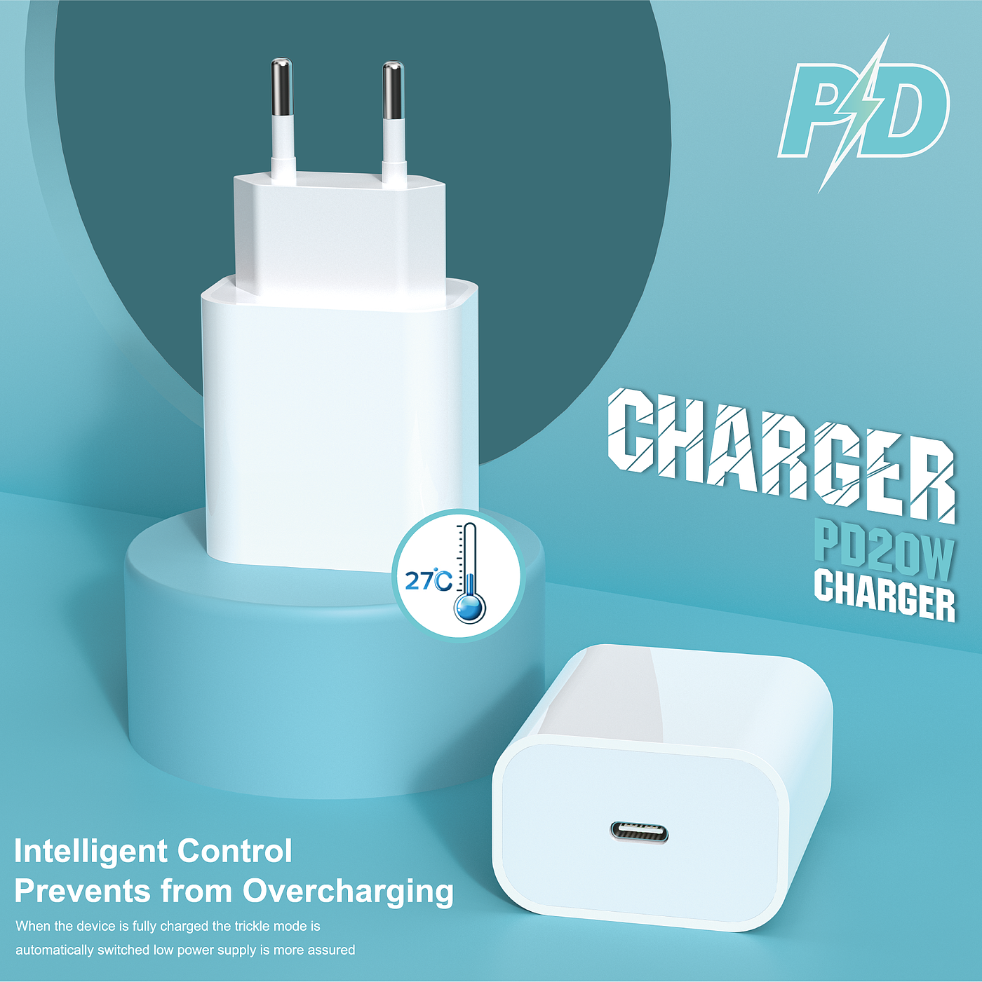 Charger，packing design，3C digital，