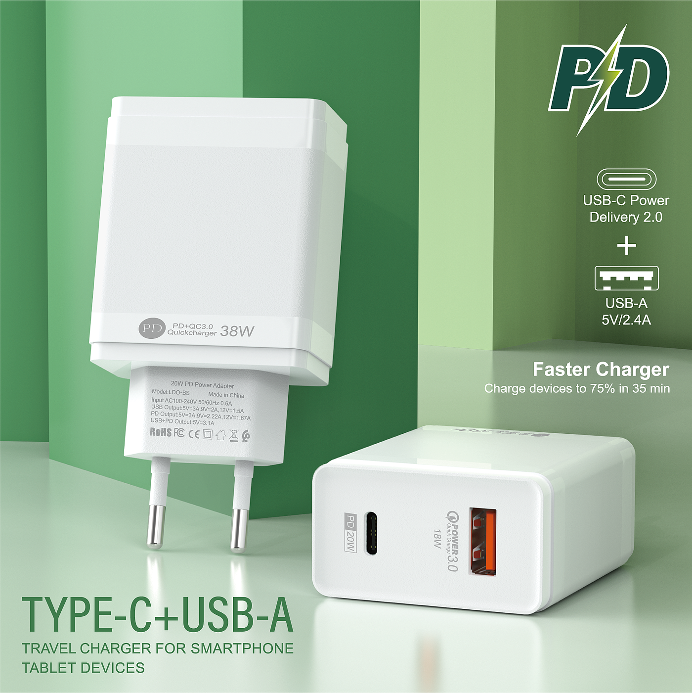 3C digital，packing design，Charger，
