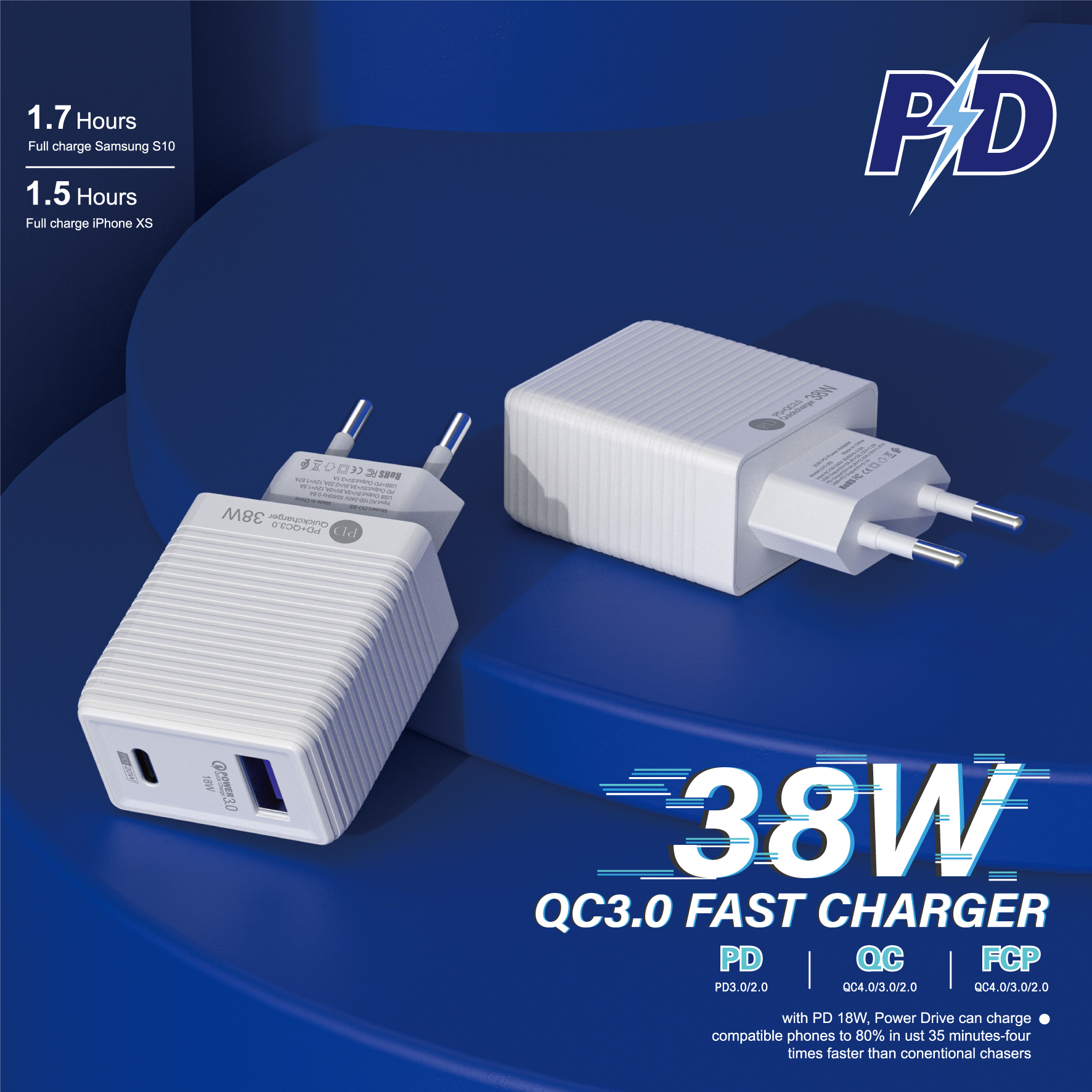 Charger，3C digital，packing design，
