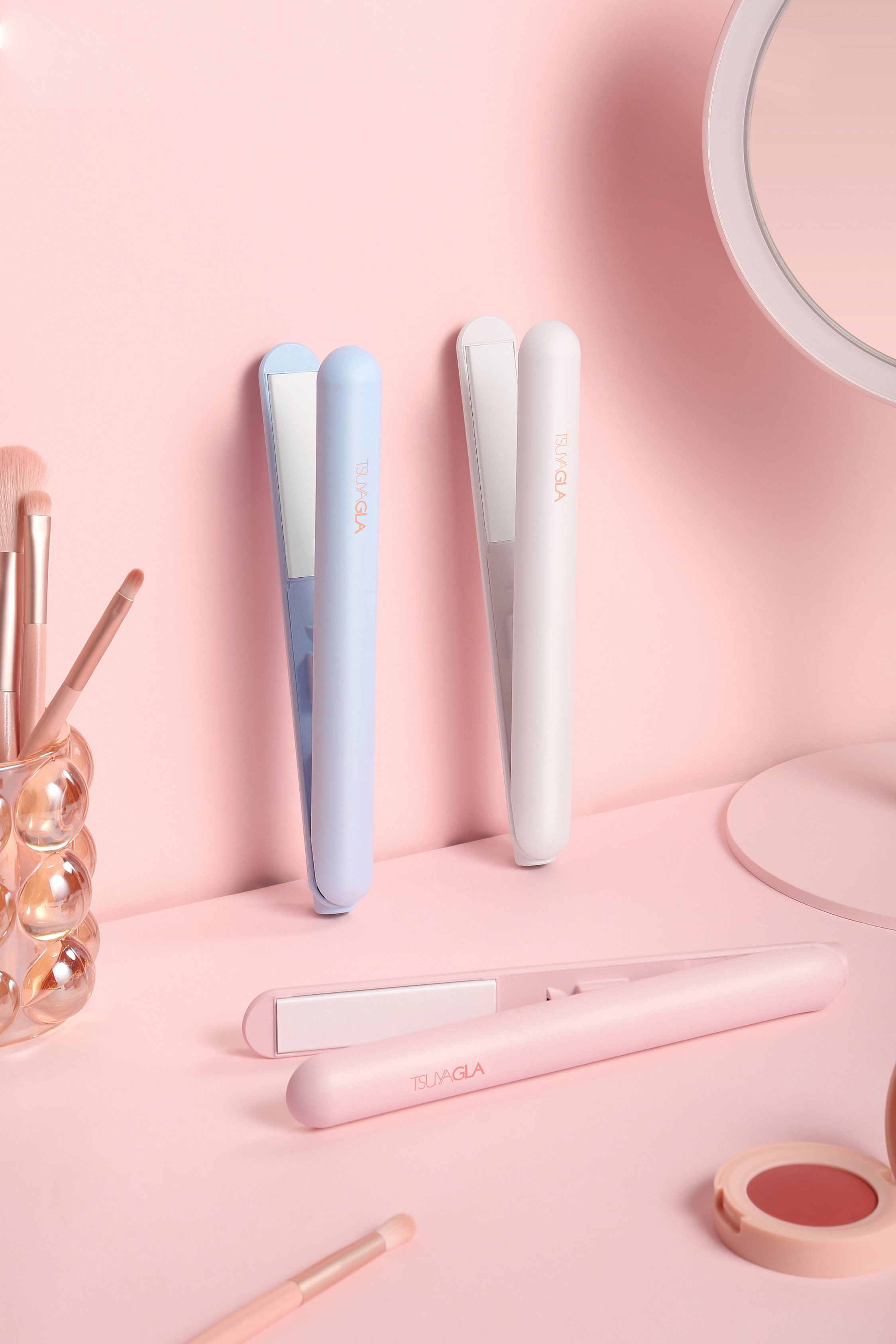 Beauty care, hair straightener design，