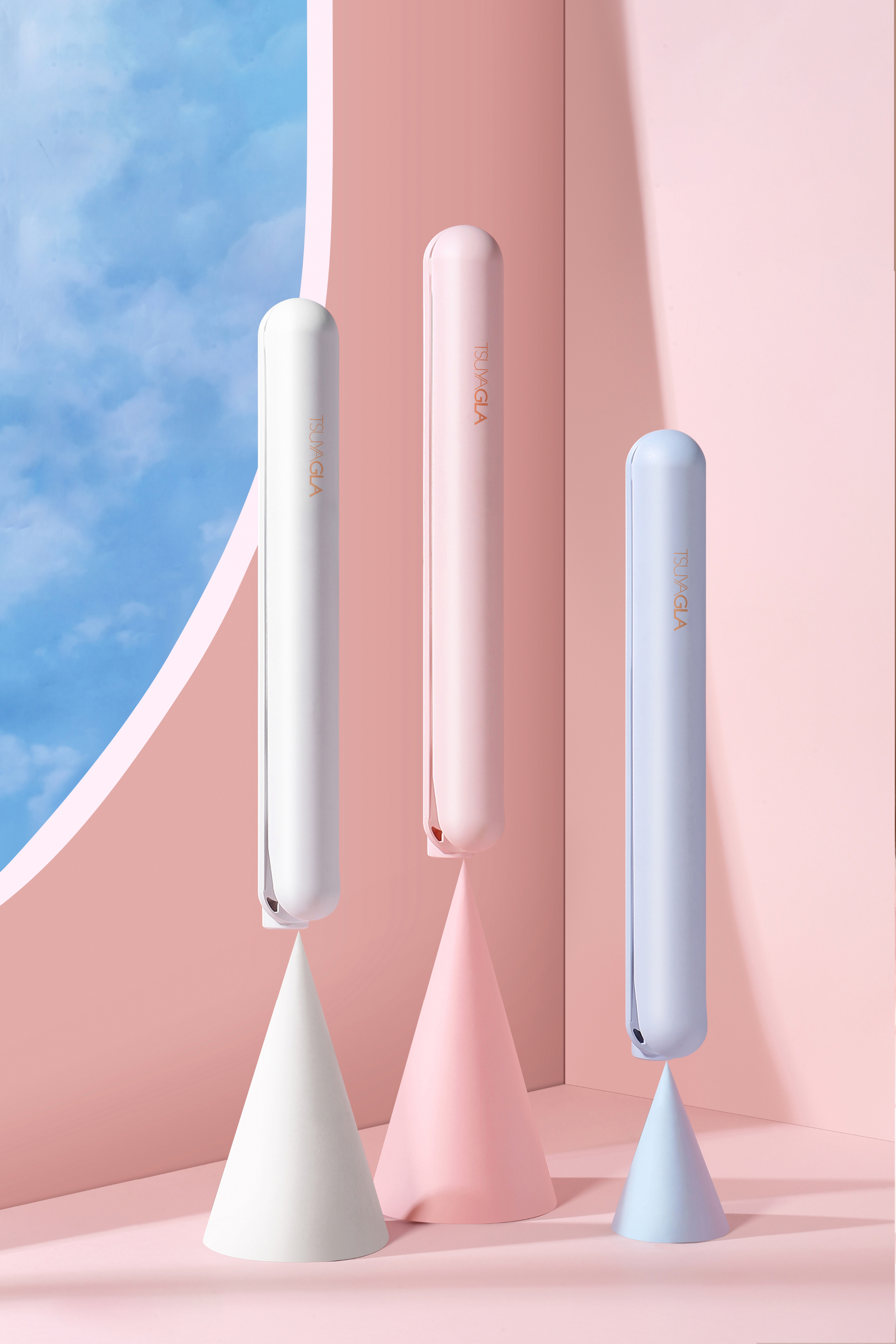 Beauty care, hair straightener design，