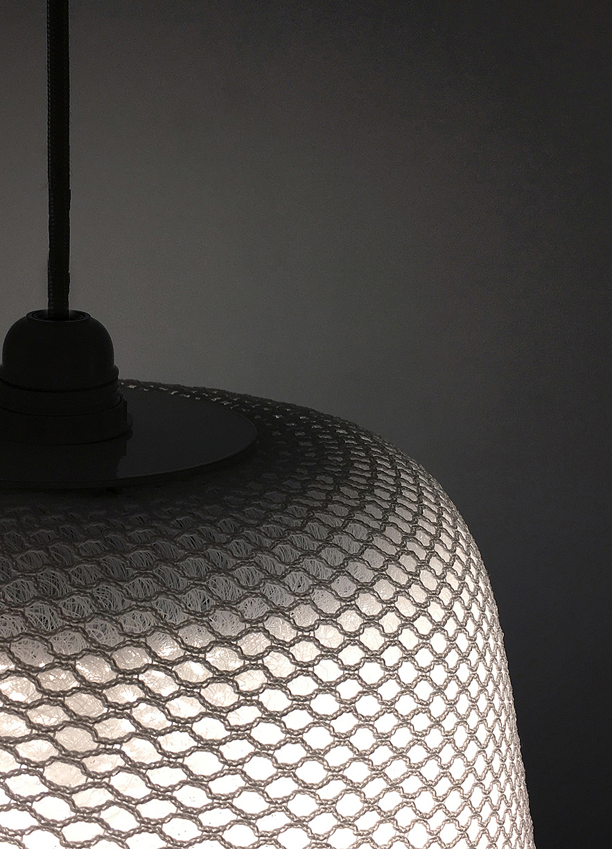 HOOP lamp，lamps and lanterns，network，fabric，Floor lamp，a chandelier，