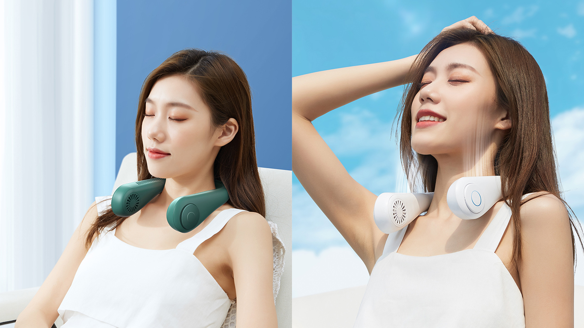 Fan，summer，Portable，halter ，