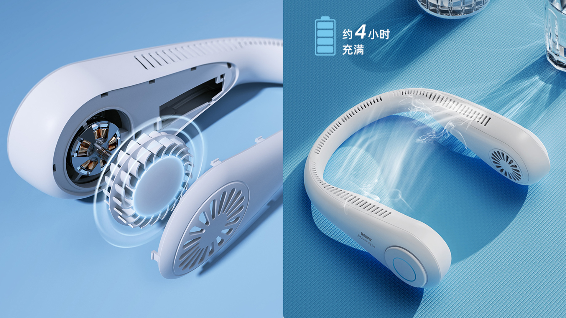 Fan，summer，Portable，halter ，