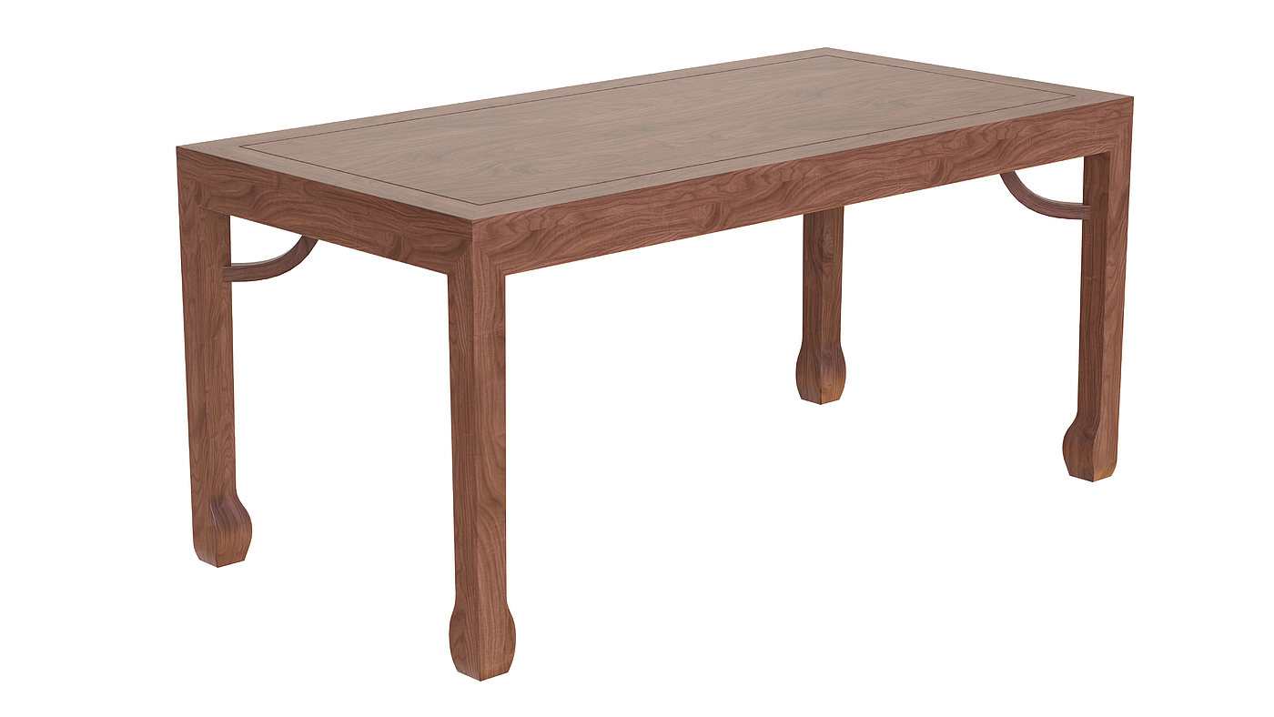 Horseshoe table，dining table and chair，Chinese style，furniture，Home Furnishing，product，originality，Design，