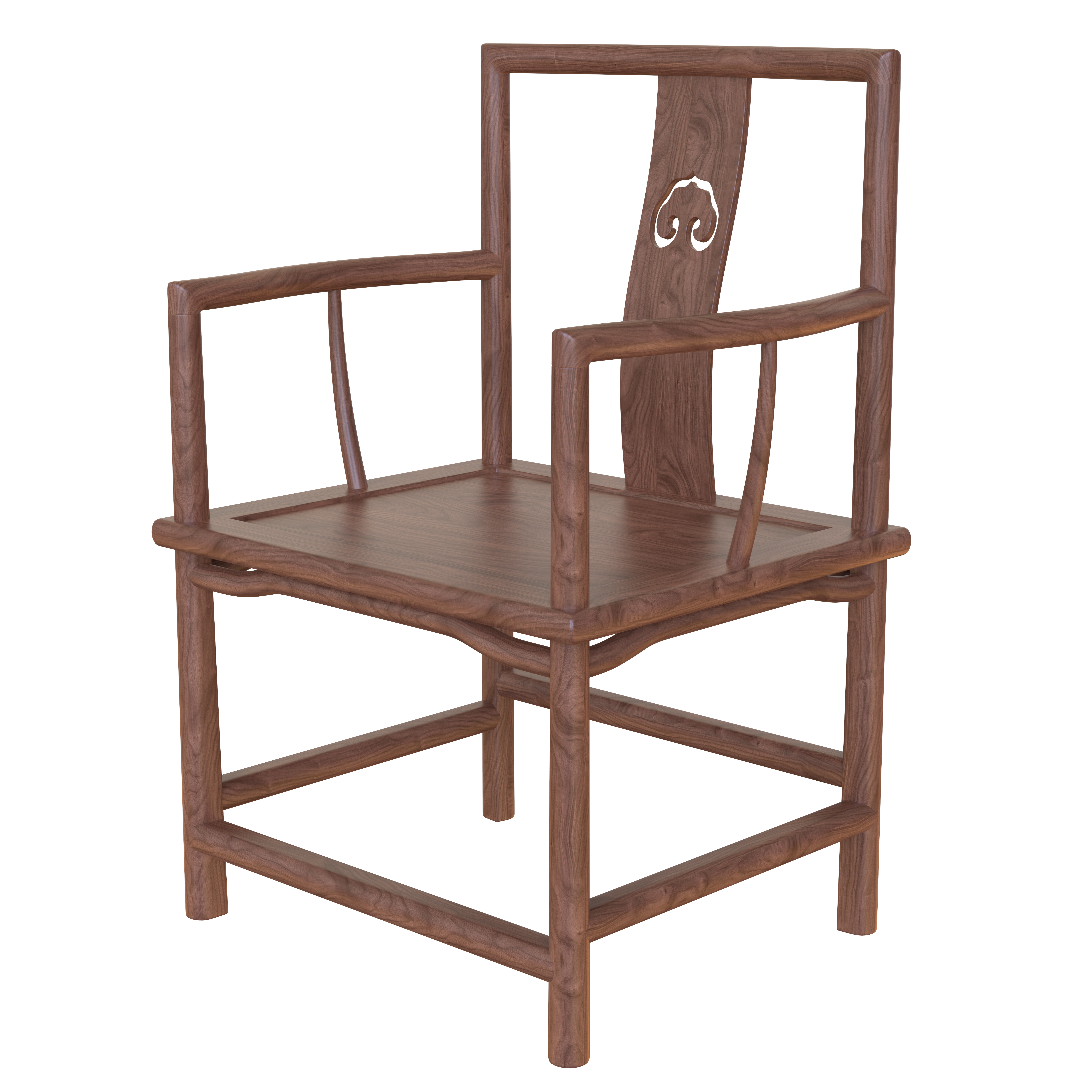 Ruyi chair，Chinese style，dining table and chair，solid wood，furniture，Home Furnishing，product，originality，