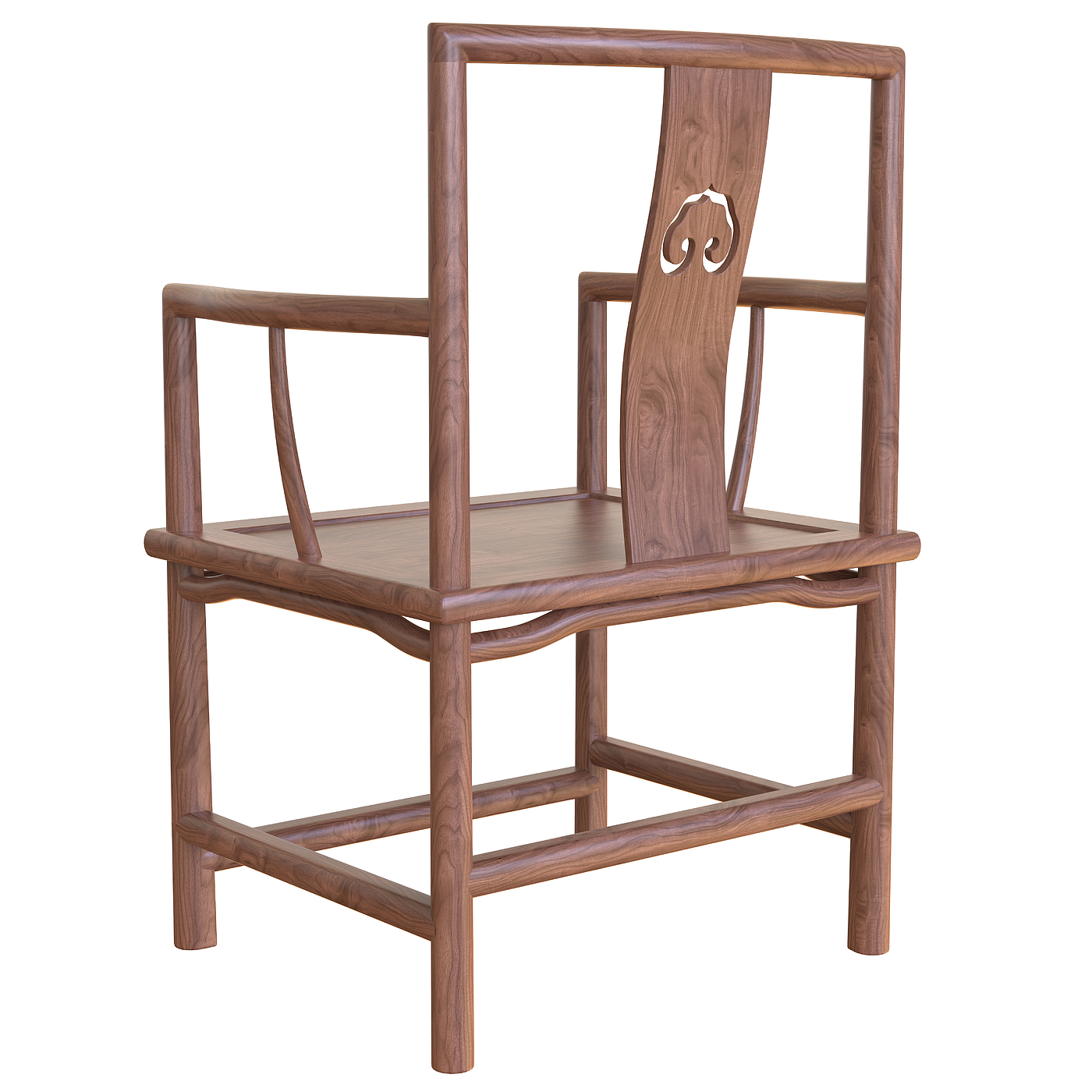 Ruyi chair，Chinese style，dining table and chair，solid wood，furniture，Home Furnishing，product，originality，