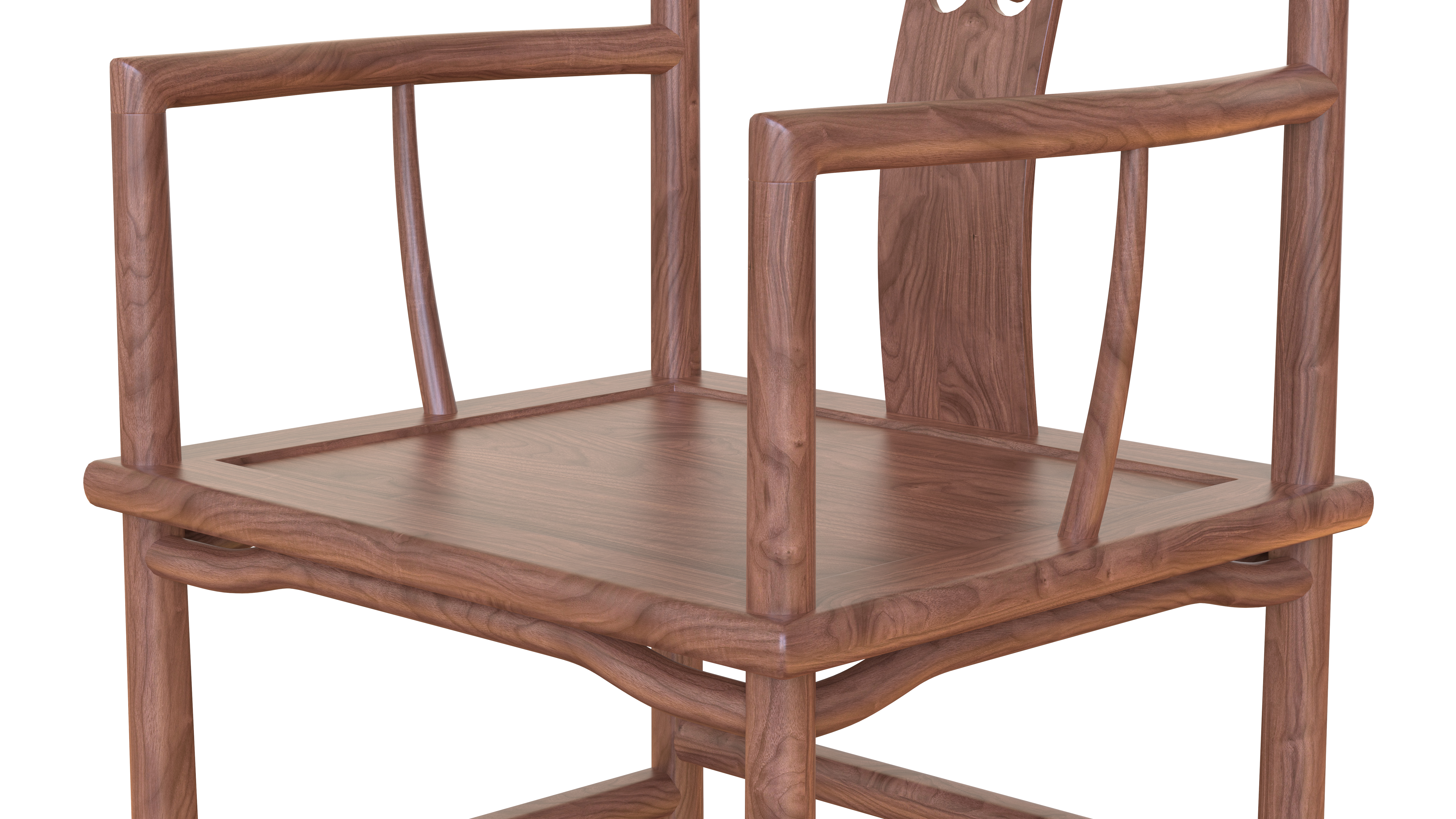 Ruyi chair，Chinese style，dining table and chair，solid wood，furniture，Home Furnishing，product，originality，