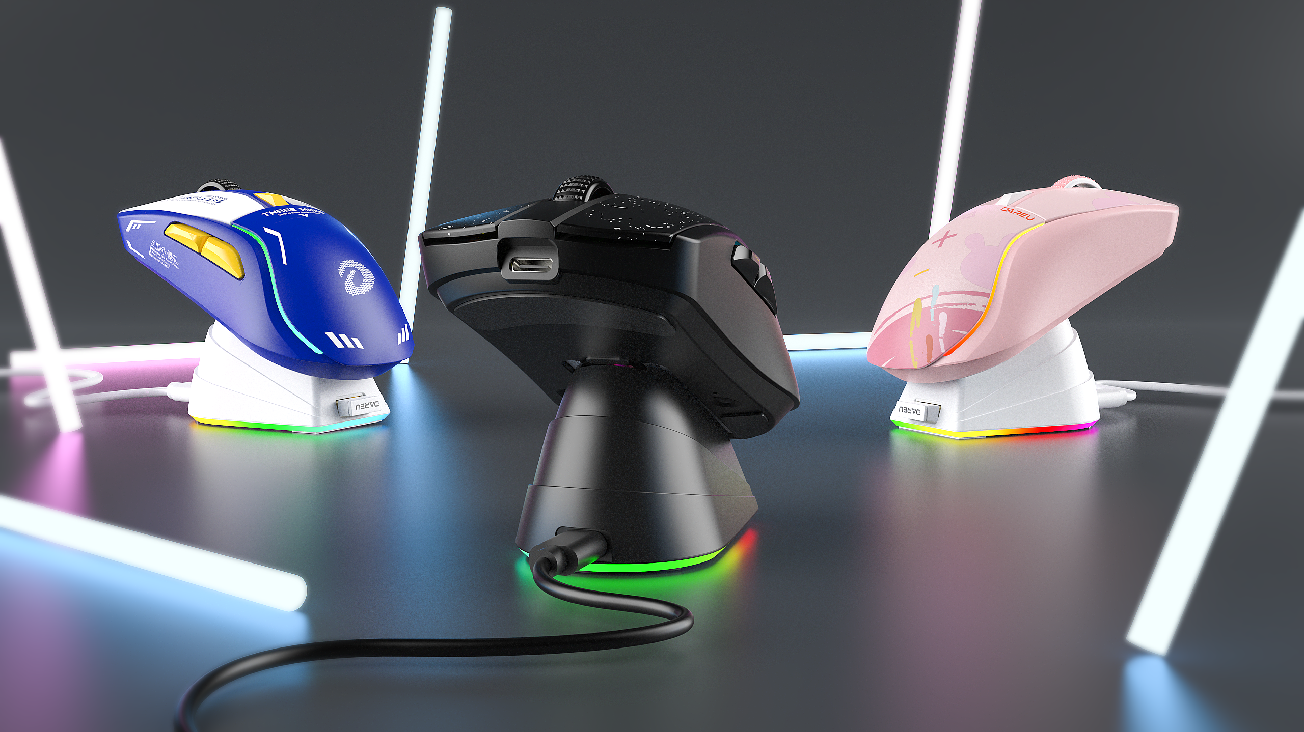 Daryou，mouse，RGB，Gaming Mouse，desktop，