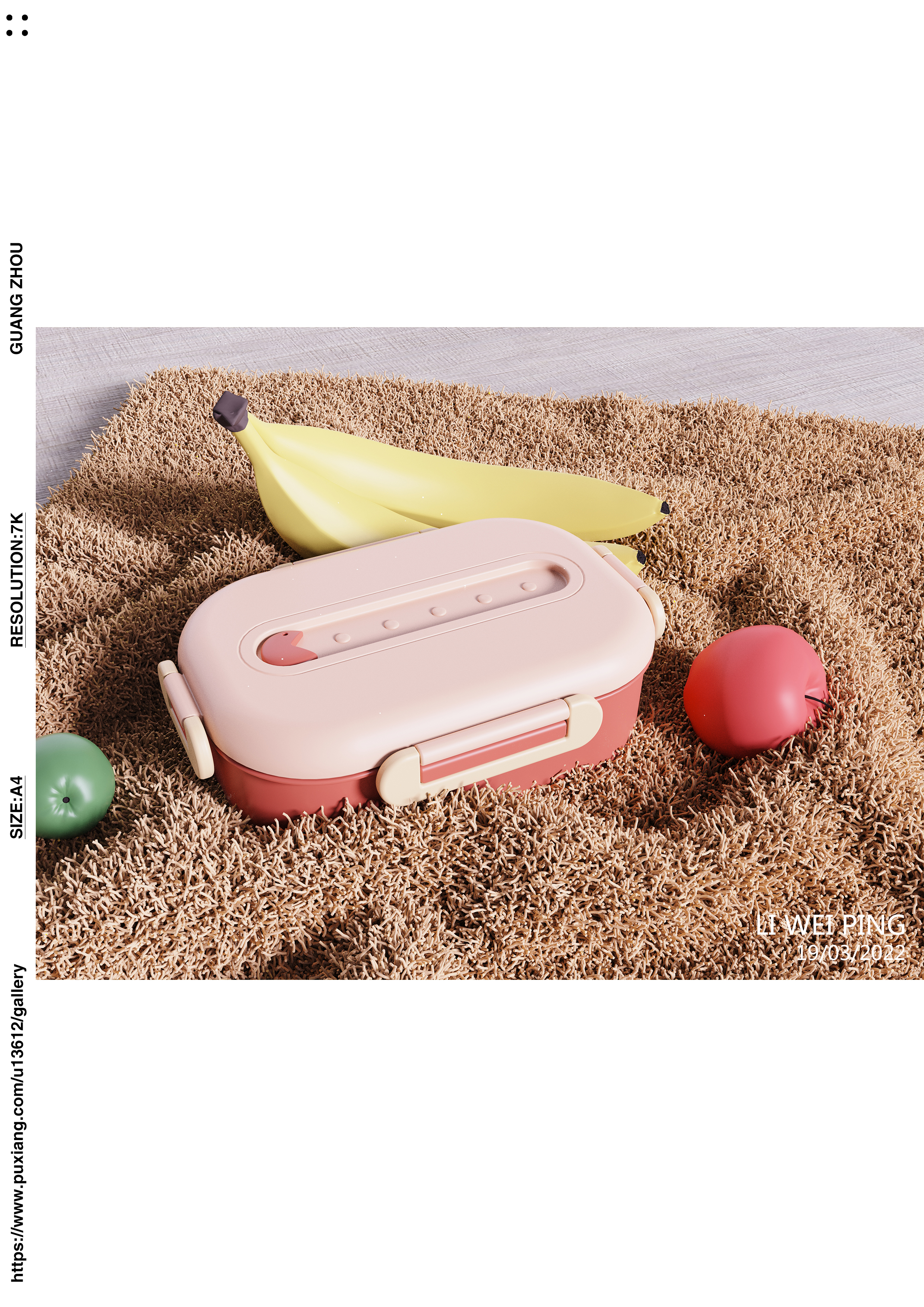 Lunch box，articles for daily use，Home Furnishing，Fruits，colour，Eat beans，