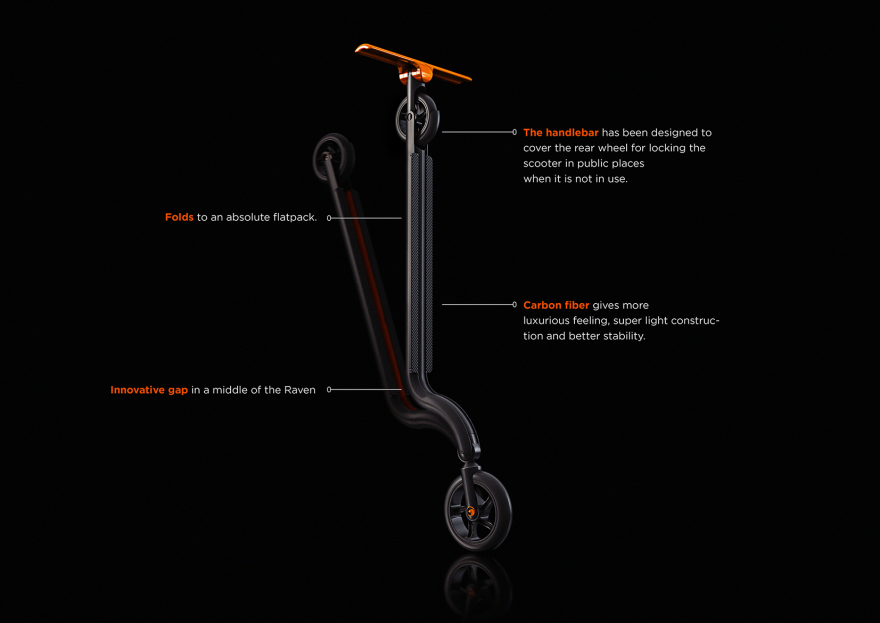 2016 Core77，vehicle，Scooter，raven，