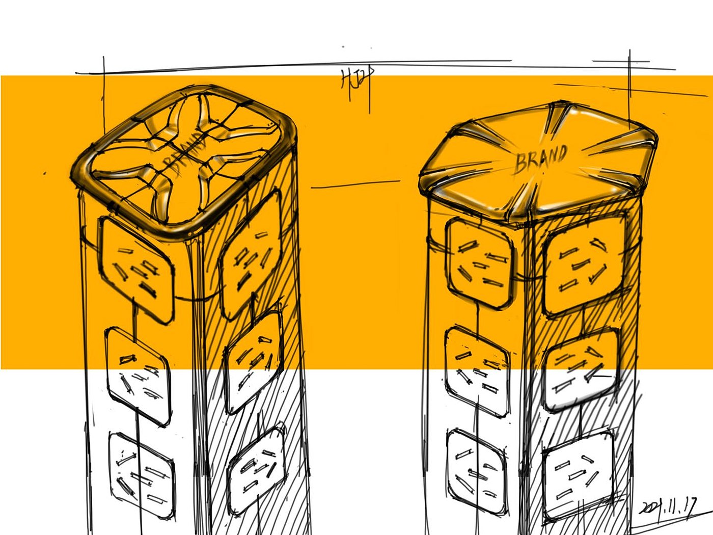 Ash storage sketch，