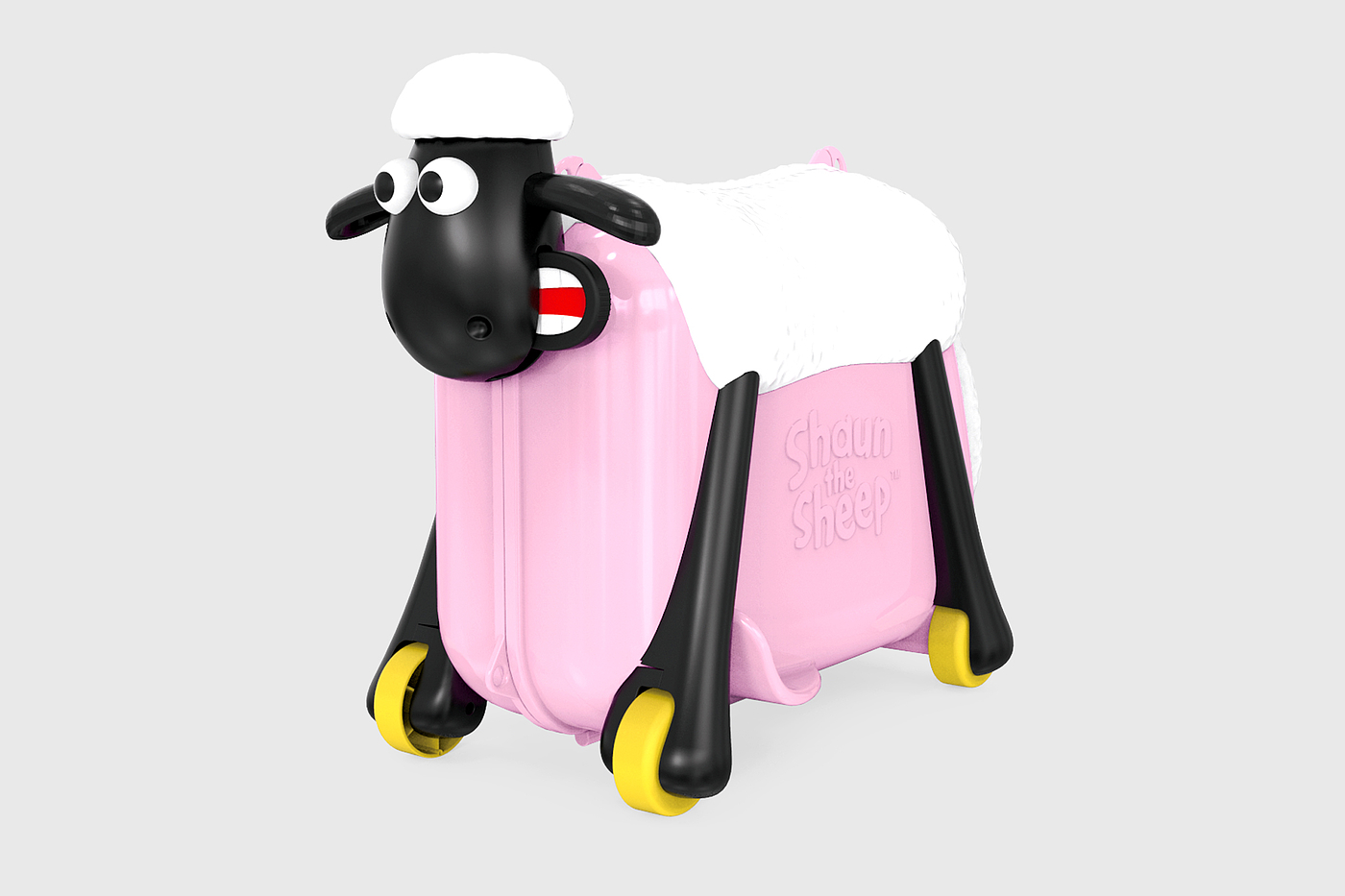 Shaun the Sheep，children，Ride，suitcase，Toys，