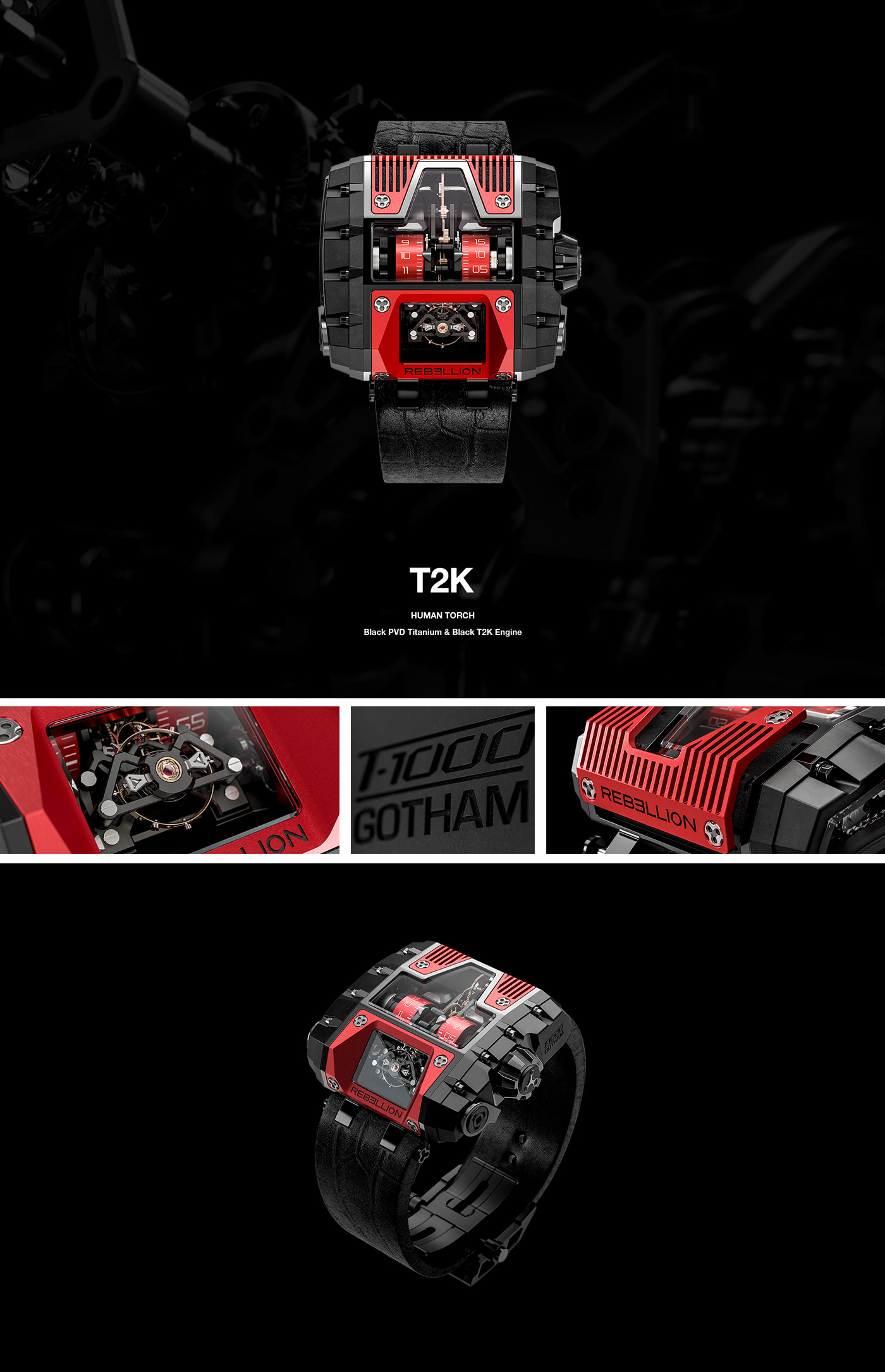 Rebellion，3D visualization，clocks and watches，
