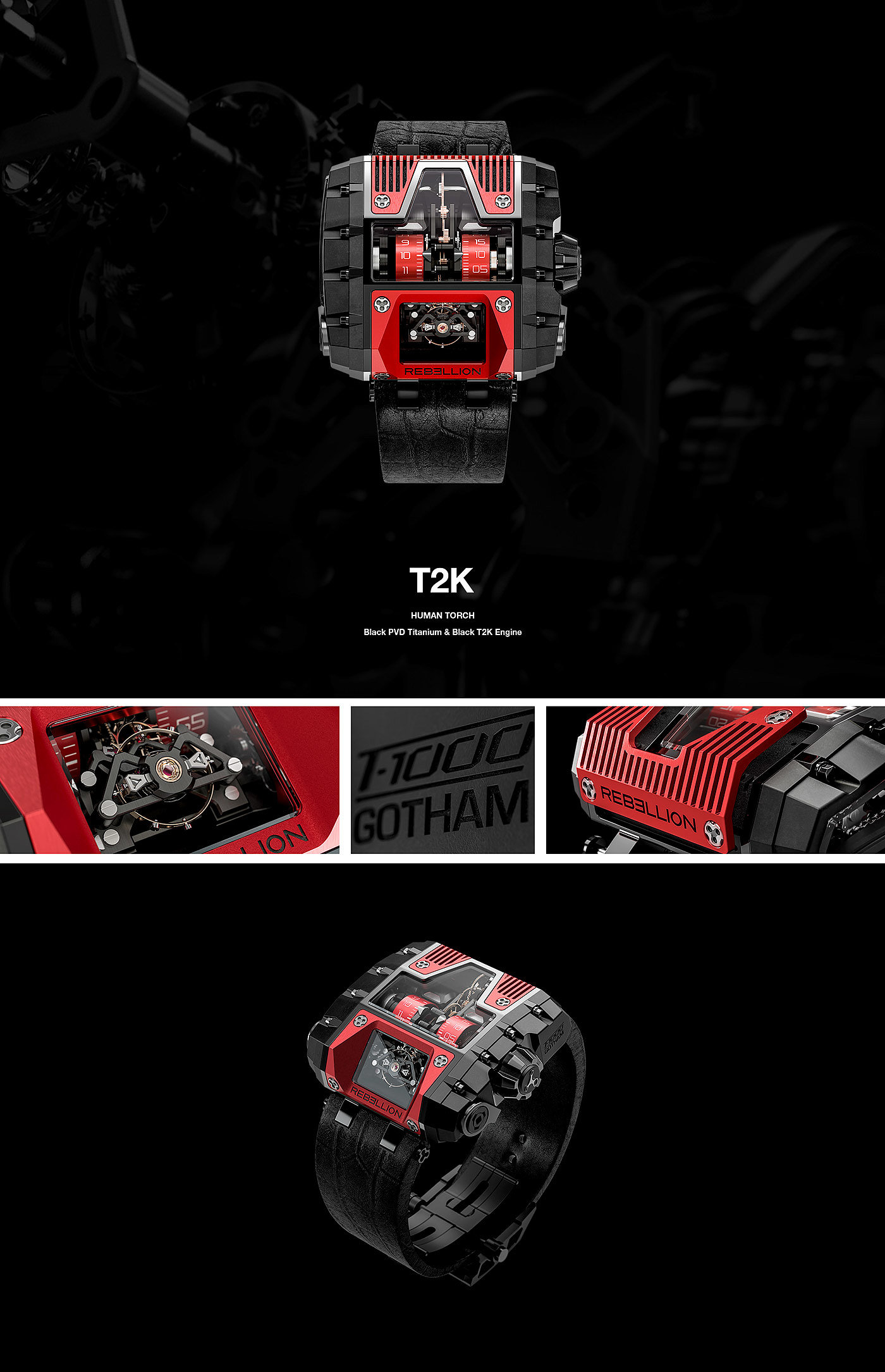 Rebellion，3D visualization，clocks and watches，