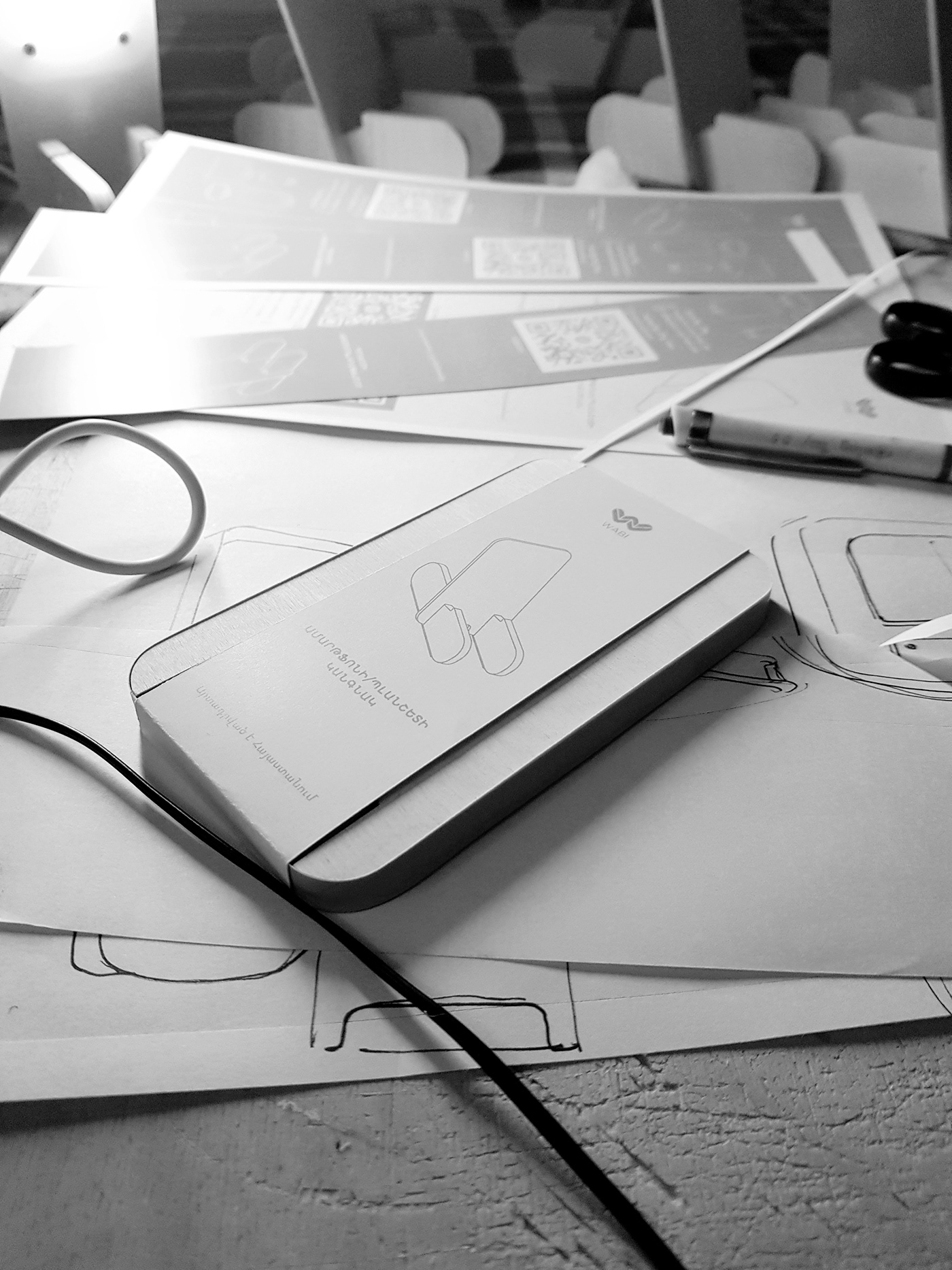 Mobile phone bracket，handmade，Industrial design，phone holder，