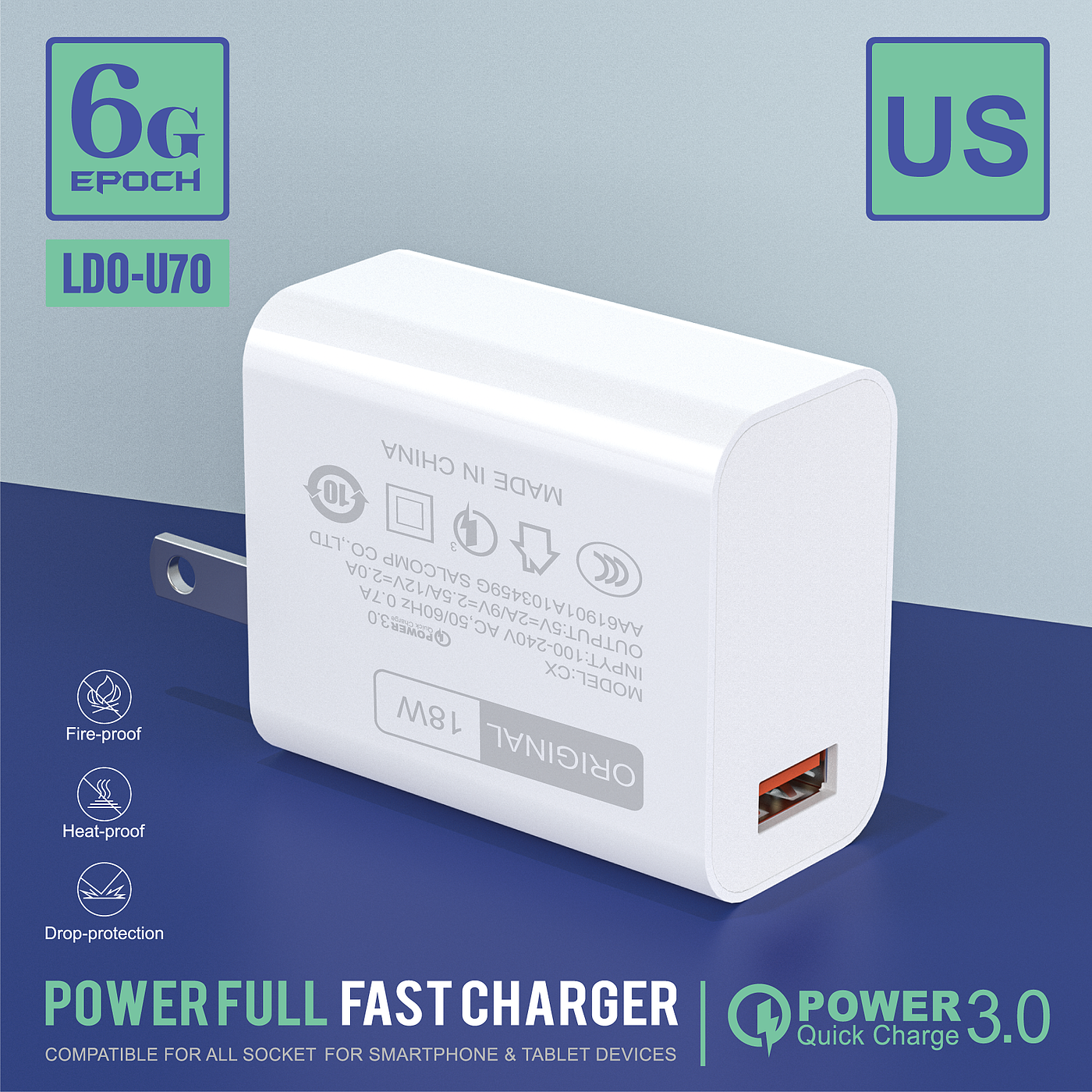 Charger，3C digital，packing design，